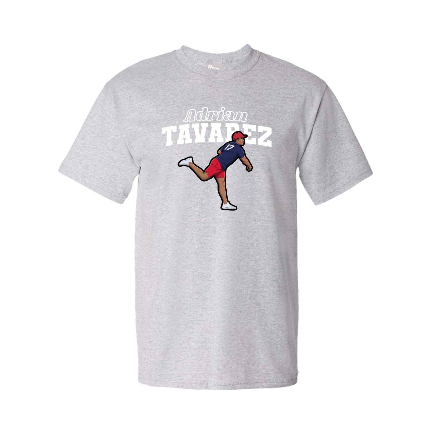 Tee — Name Arch in Grey