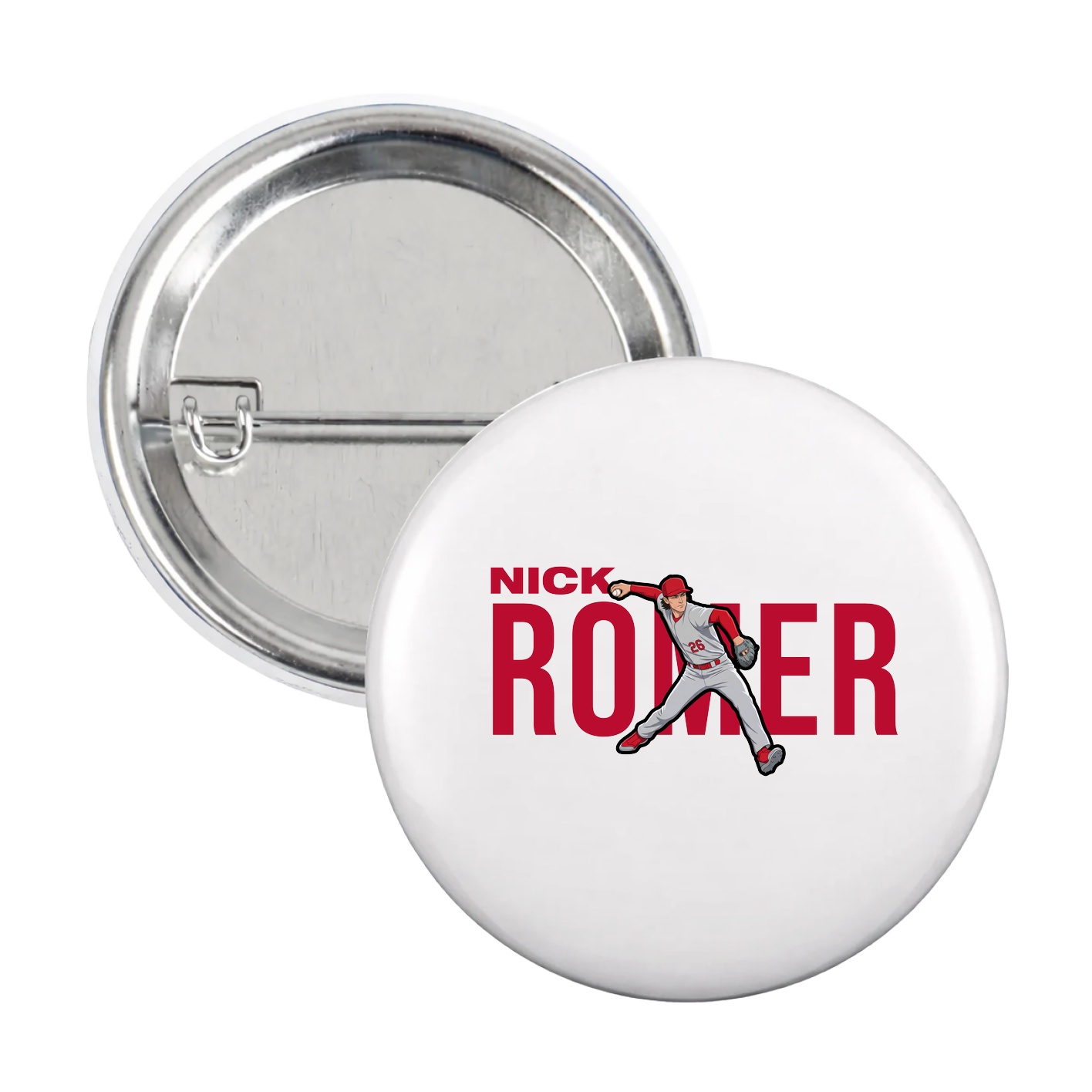 Game Day Button — Player Name in White