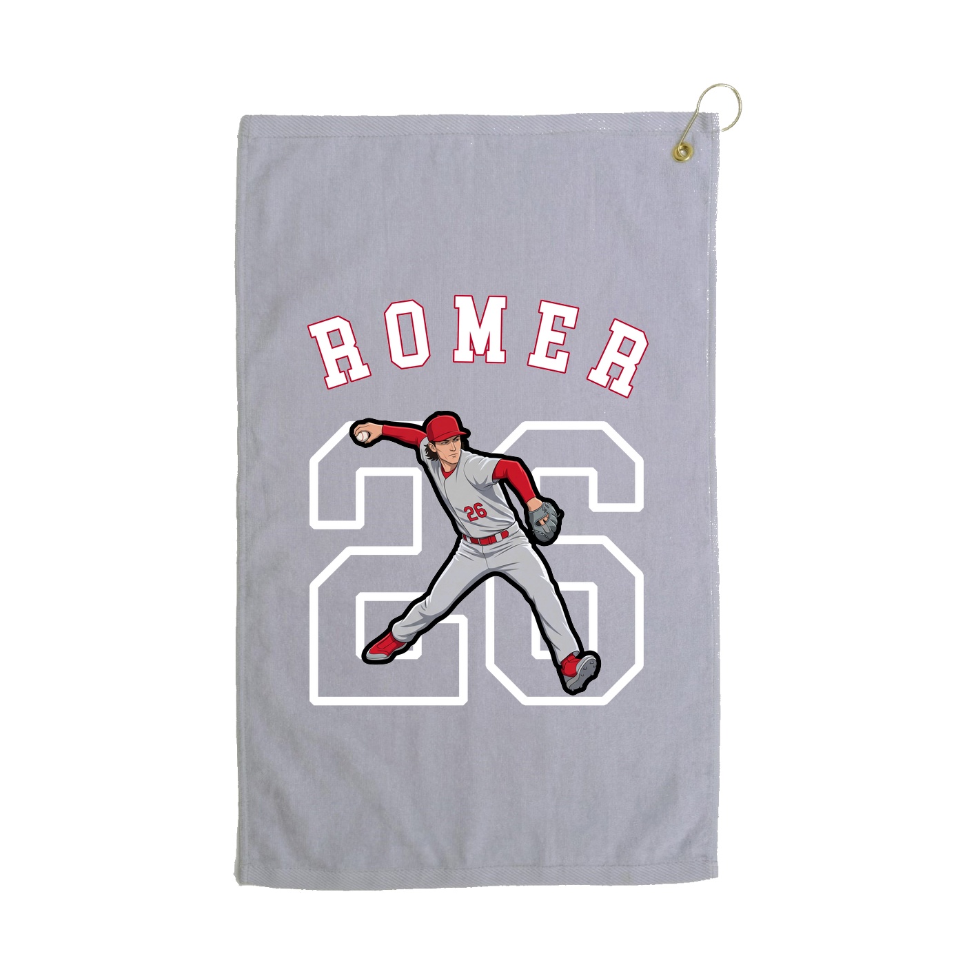 Golf Towel — Shirsey Arch in Grey