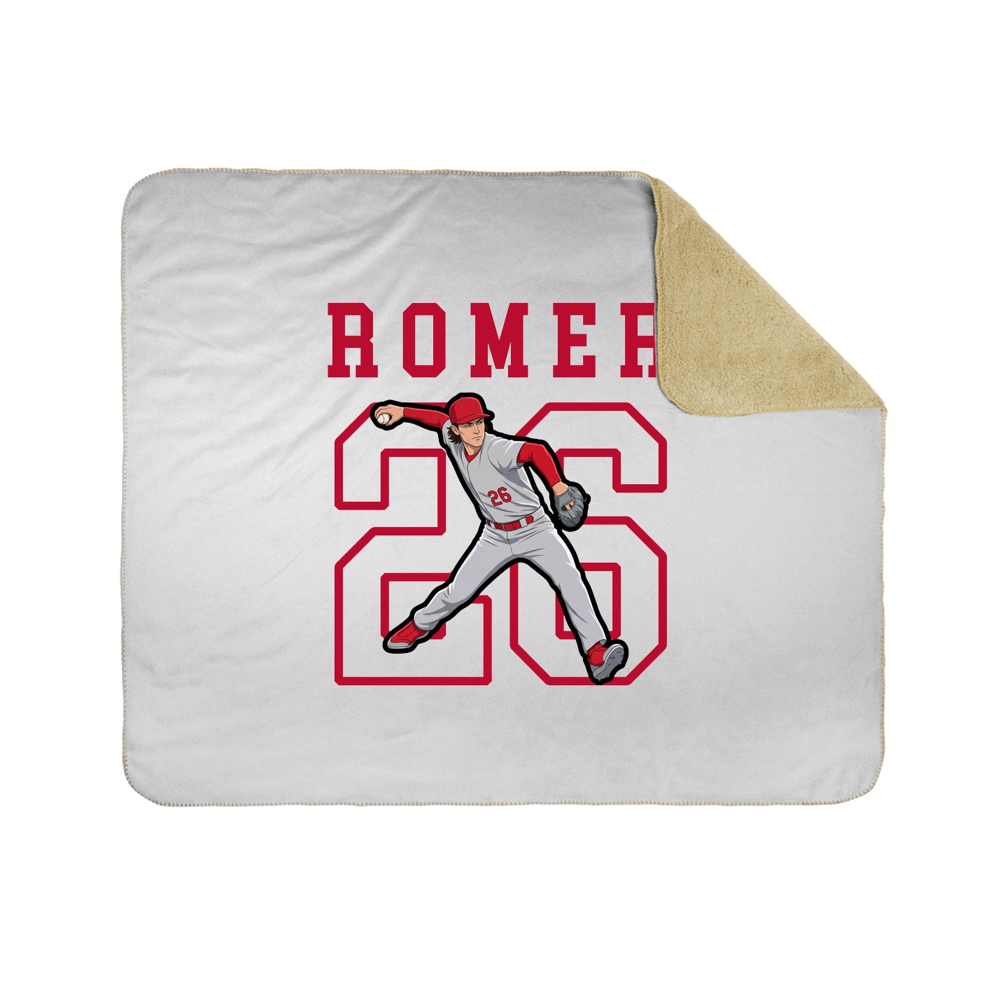 Throw Blanket — Shirsey in White