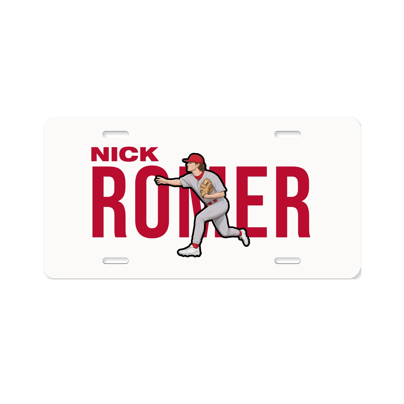 License Plate — Player Name in Classic