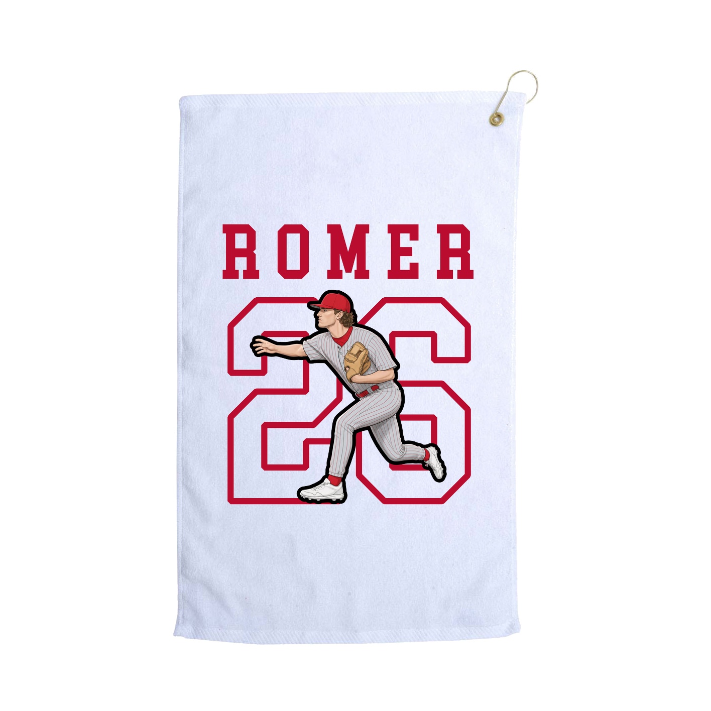 Golf Towel — Shirsey in White