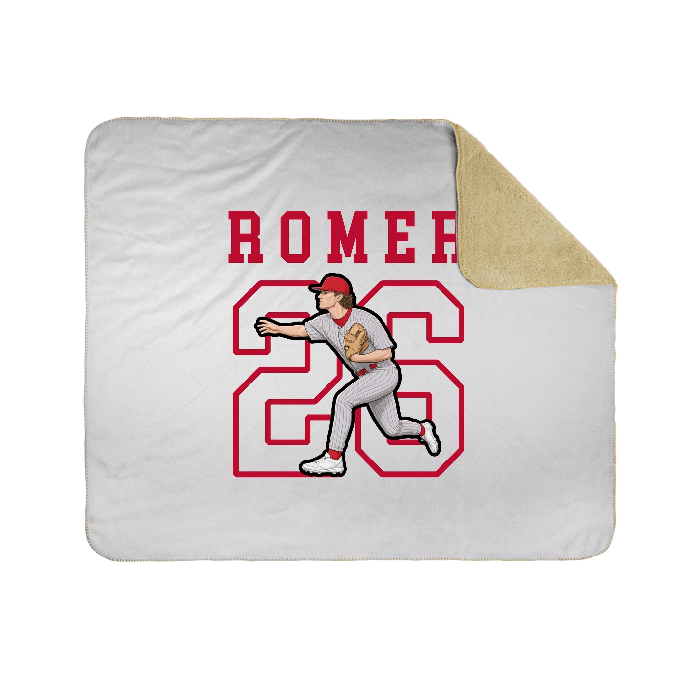 Throw Blanket — Shirsey in White