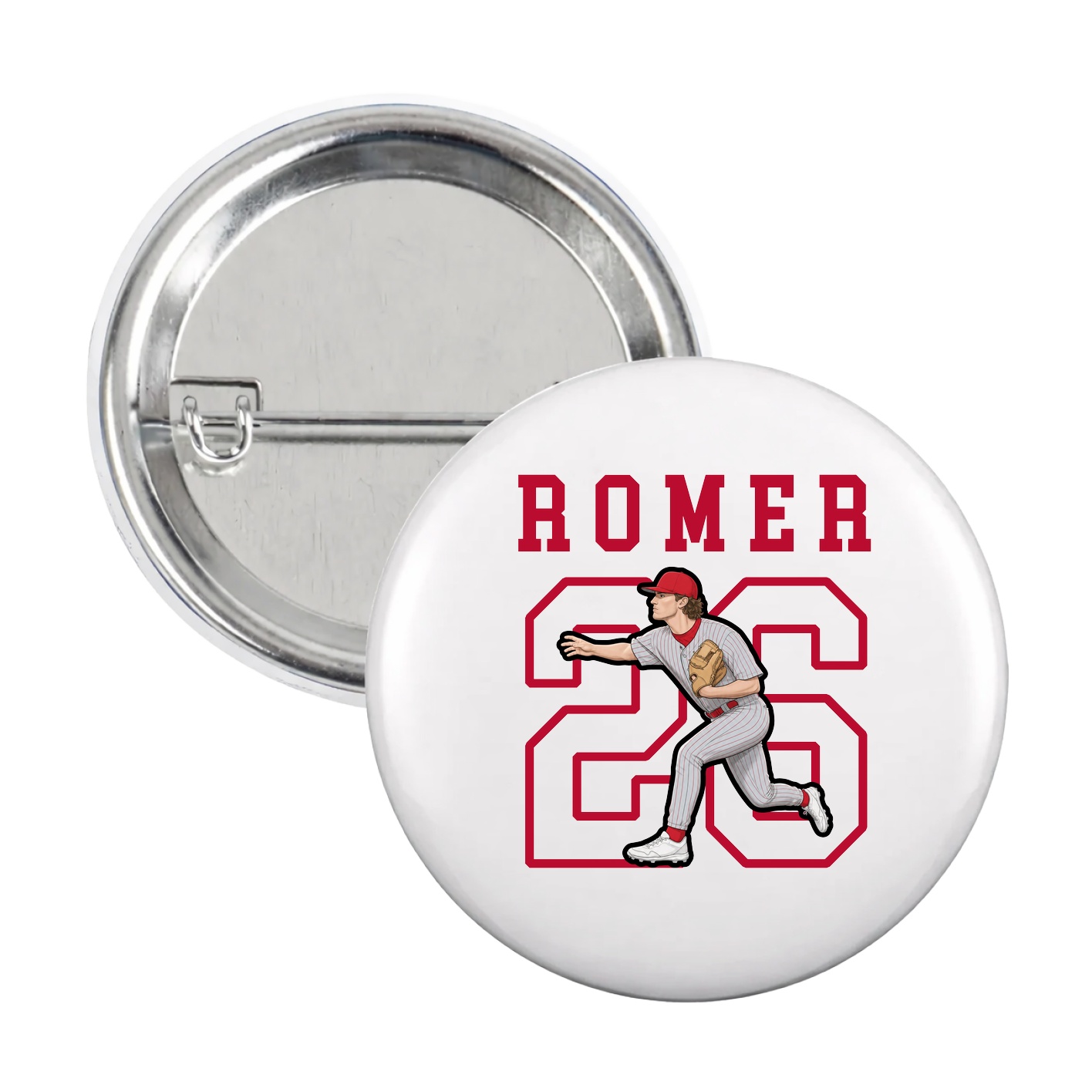 Game Day Button — Shirsey in White