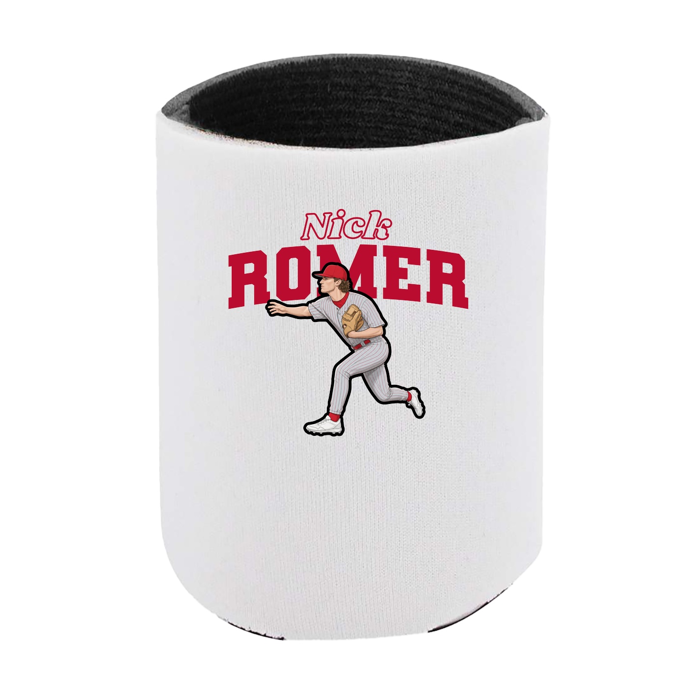 Can Holder — Name Arch in White
