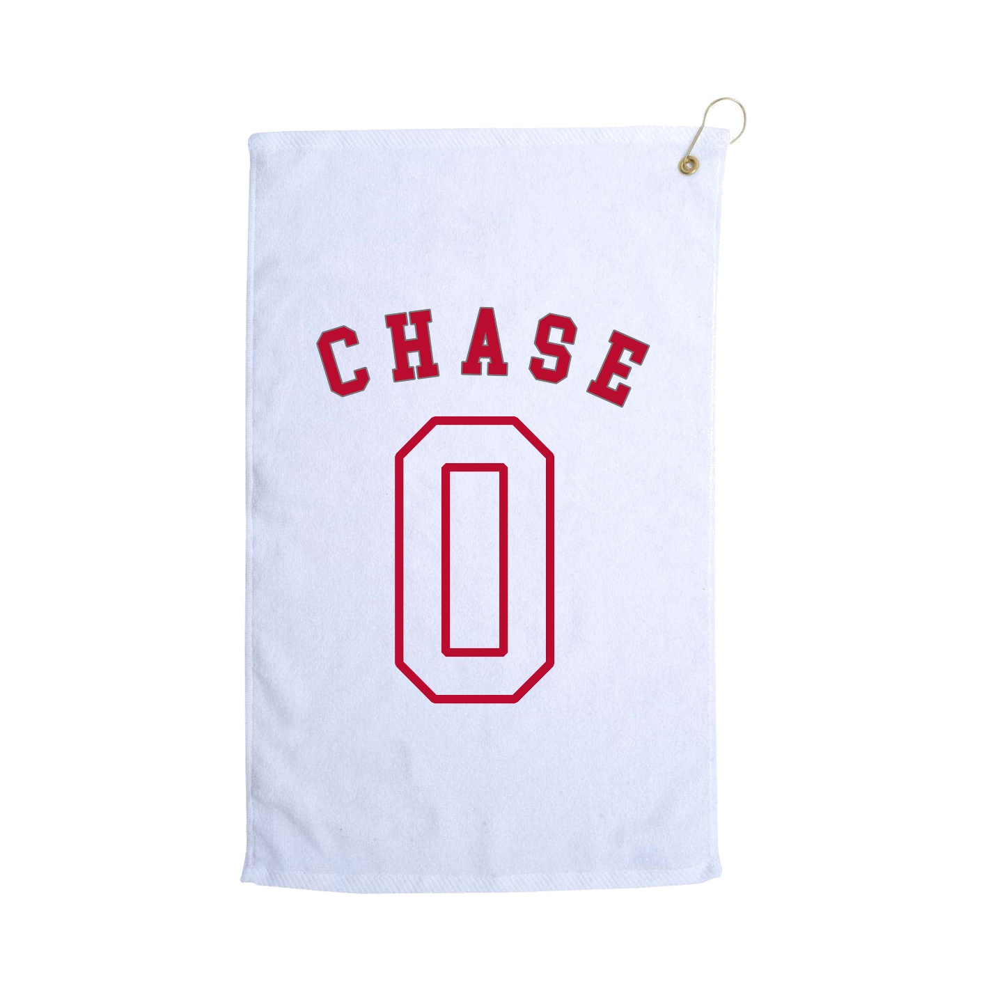 Golf Towel — Shirsey Arch in White