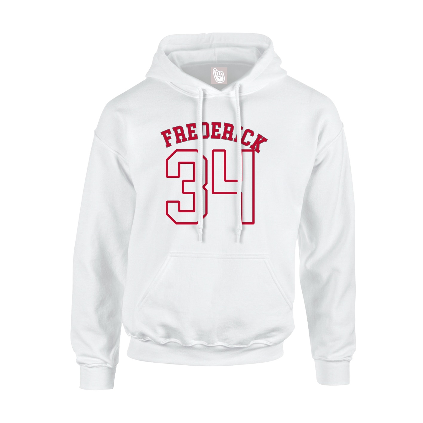 Hoodie — Shirsey Arch in White