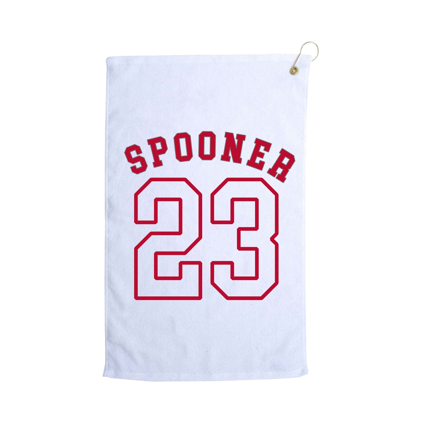 Golf Towel — Shirsey Arch in White