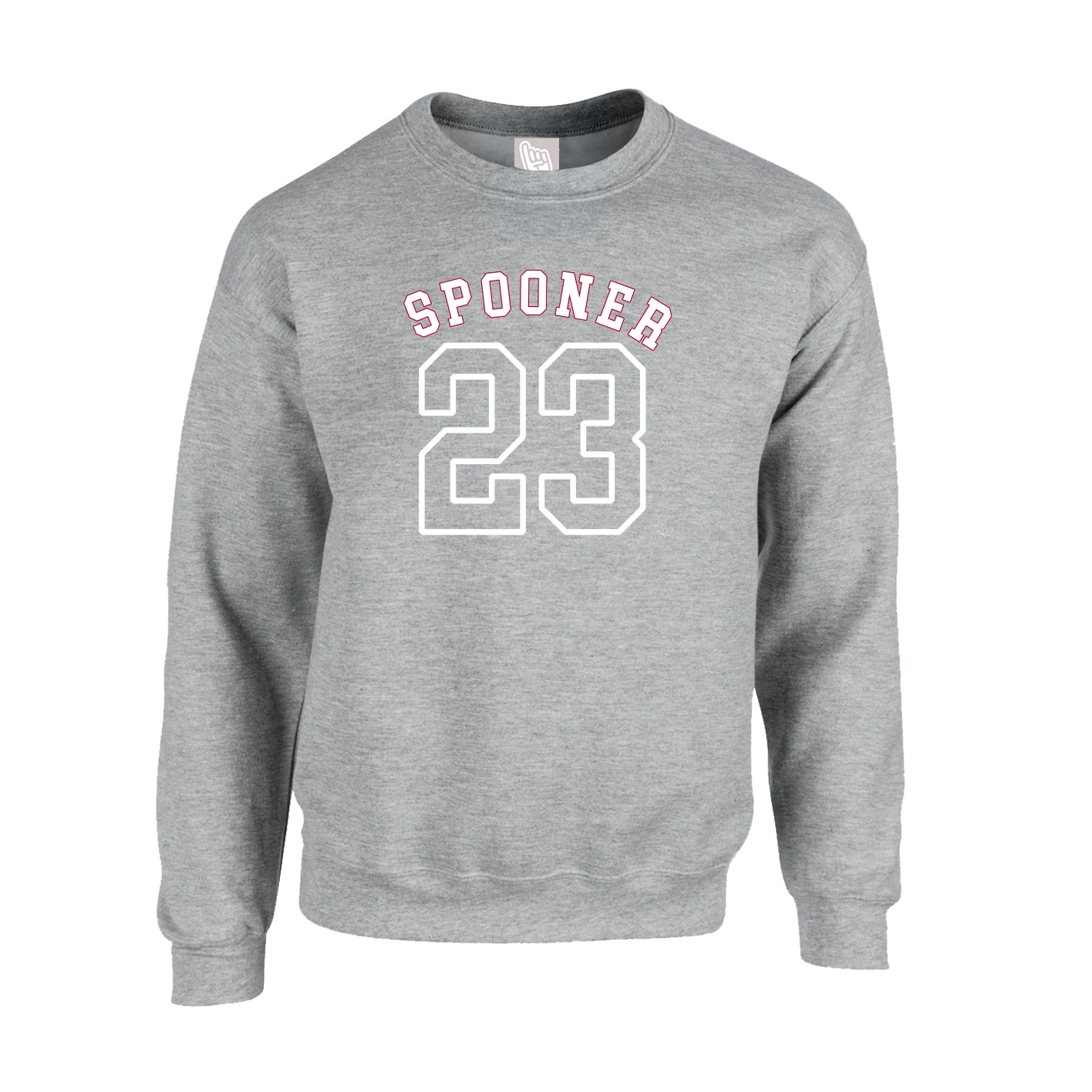Fleece Crew — Shirsey Arch in Grey