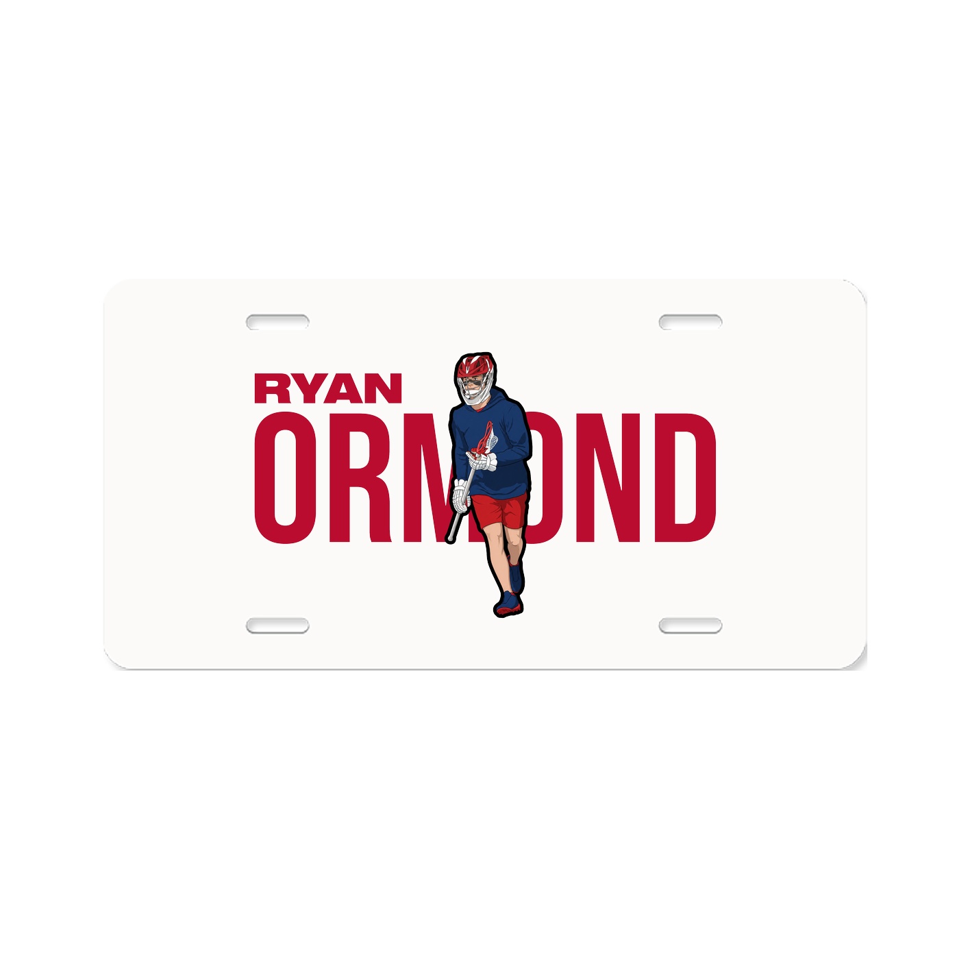 License Plate — Player Name in Classic