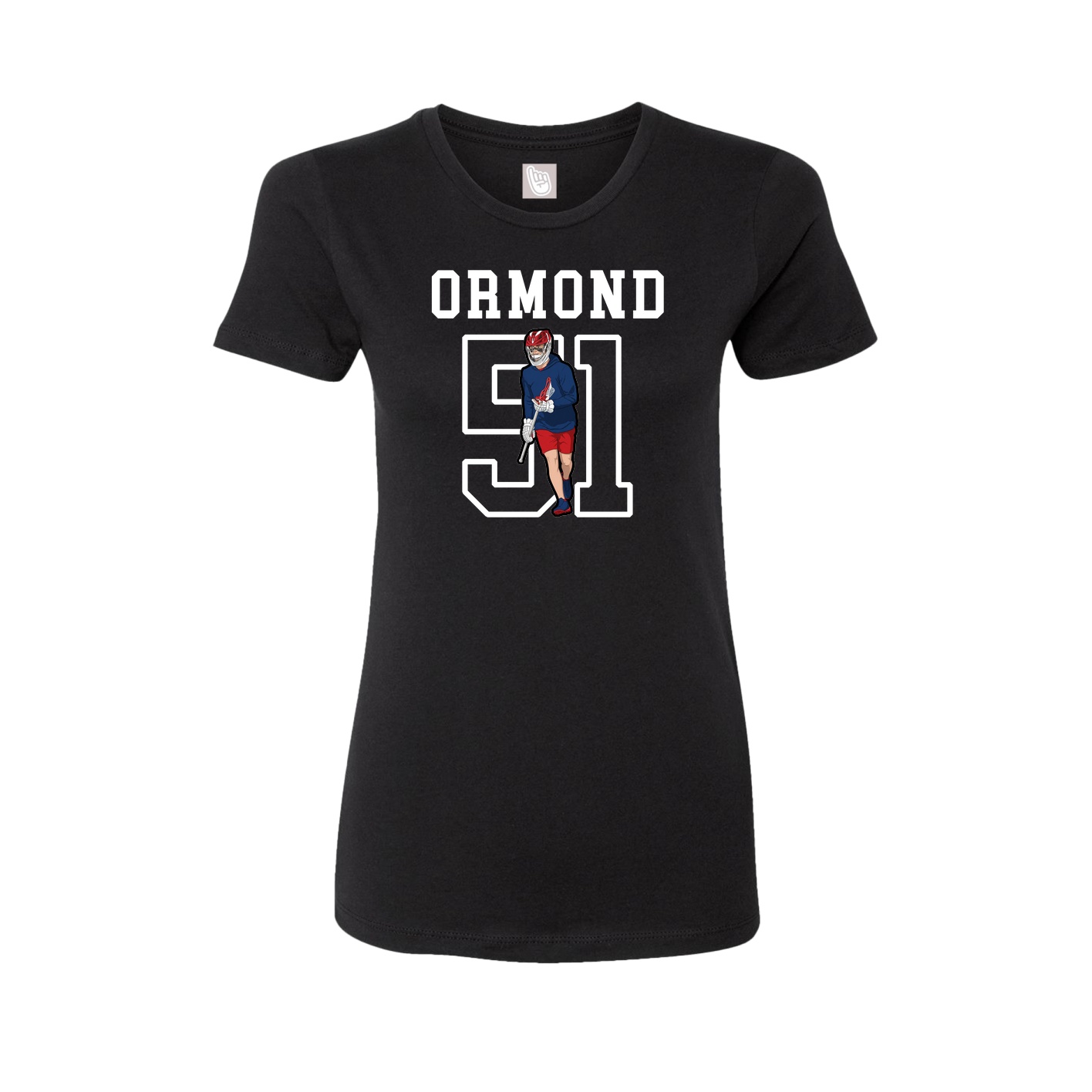 Fitted Women's Tee — Shirsey in Black
