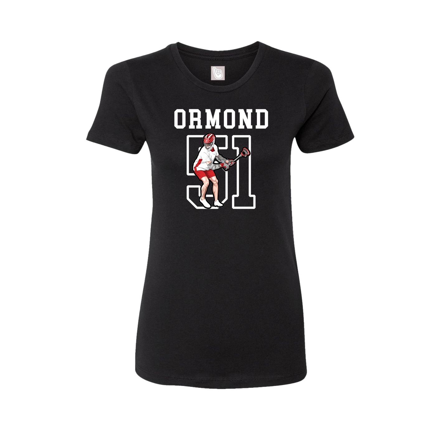 Fitted Women's Tee — Shirsey in Black