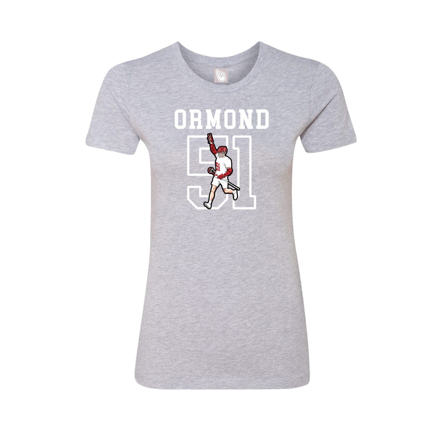 Fitted Women's Tee — Shirsey in Grey