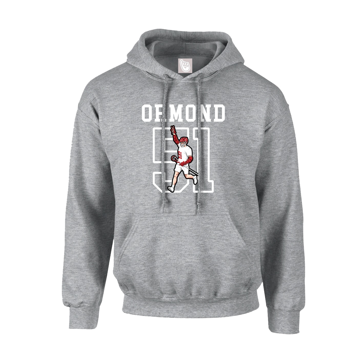 Hoodie — Shirsey in Grey