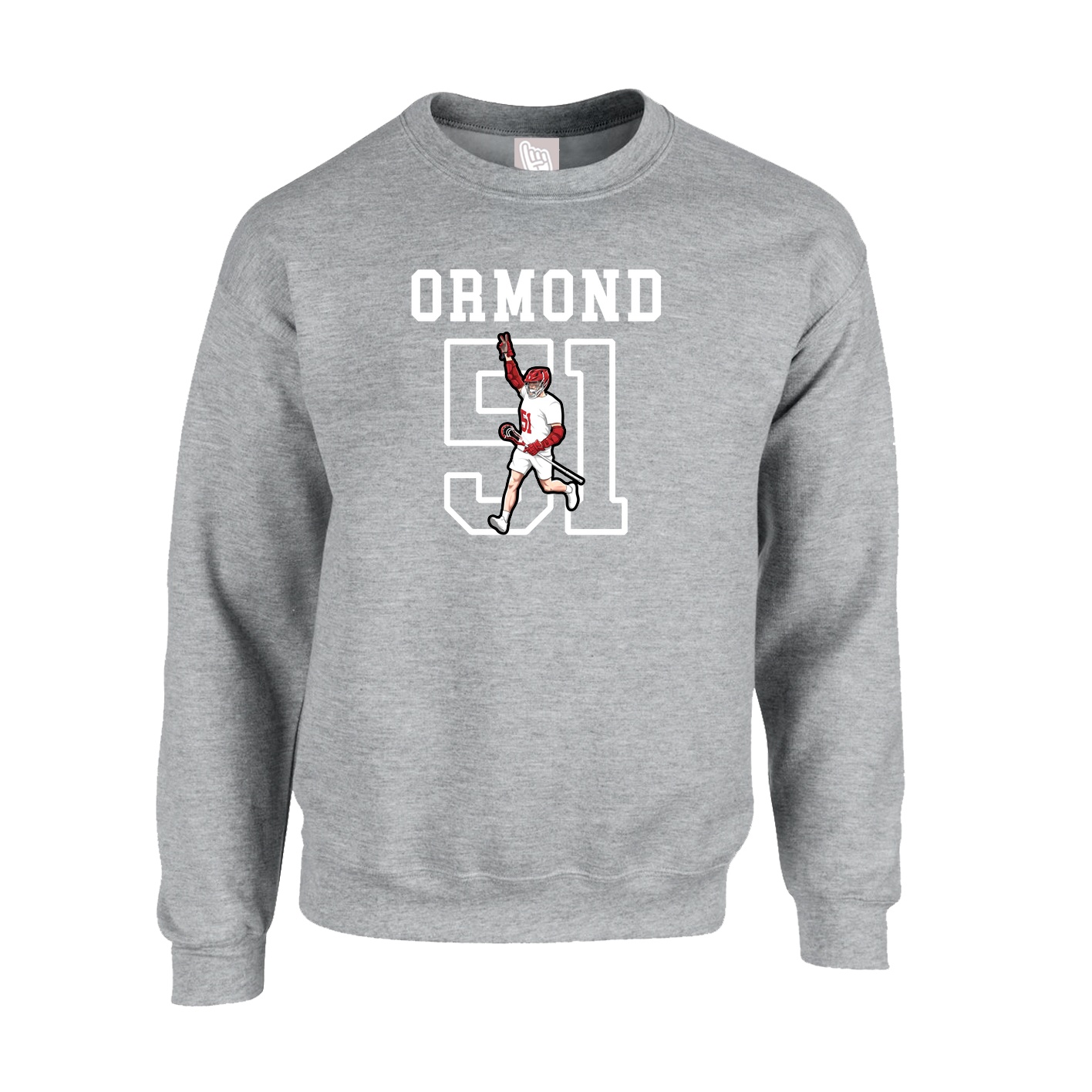 Fleece Crew — Shirsey in Grey