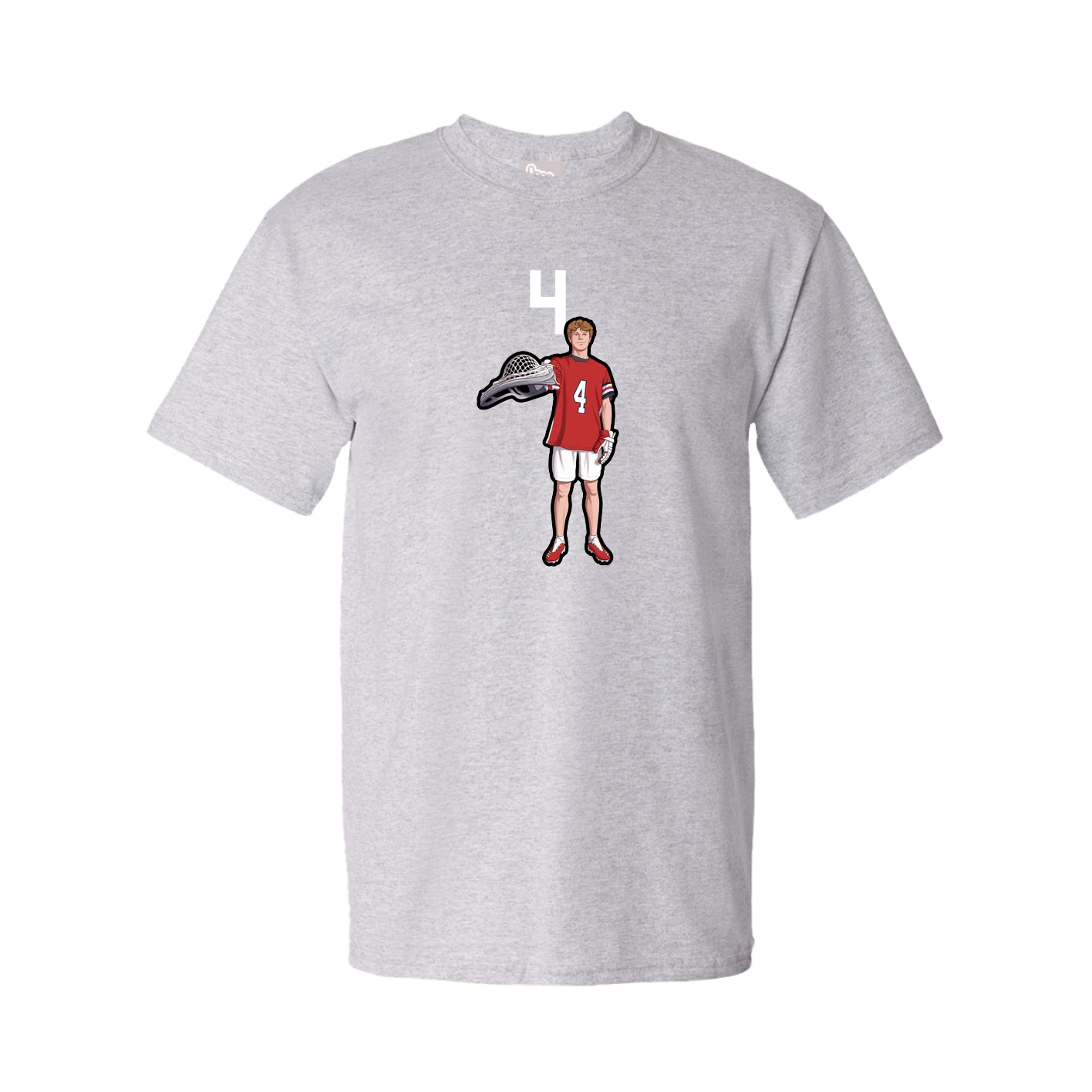 Tee — Number Top in Grey