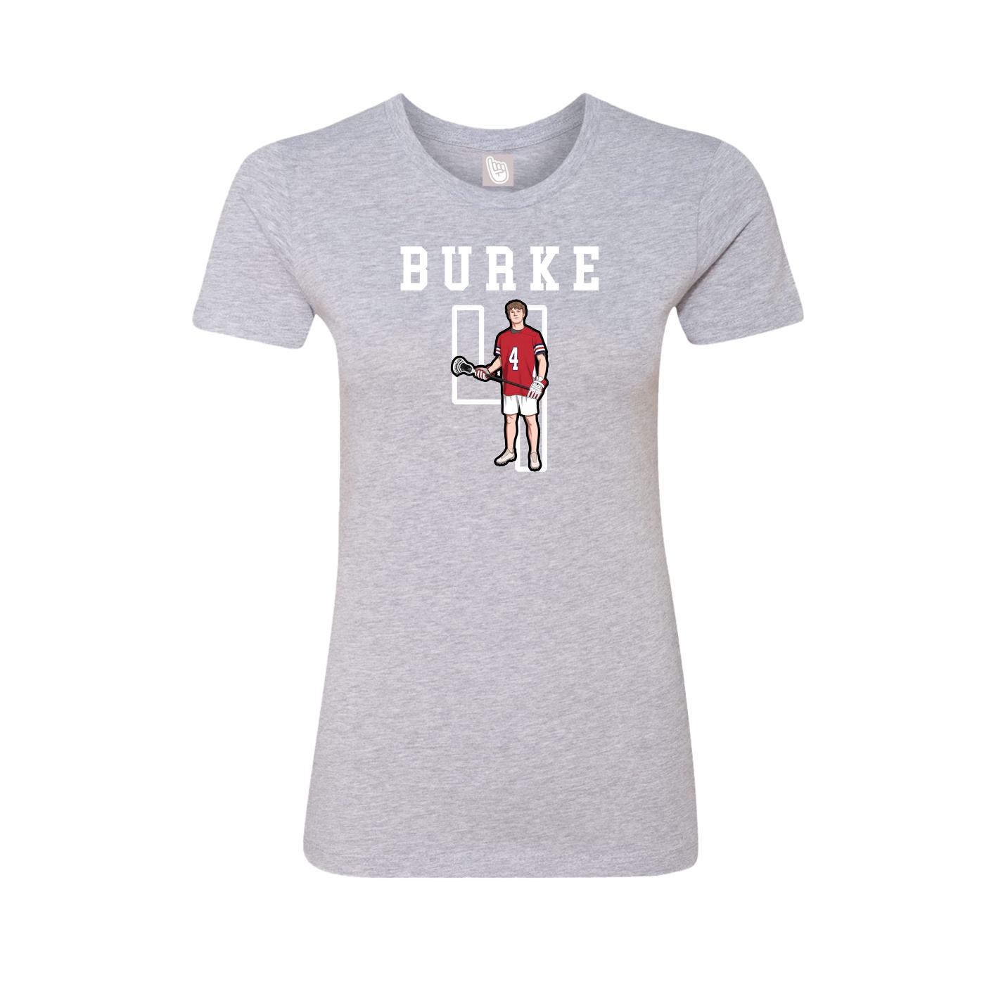 Fitted Women's Tee — Shirsey in Grey