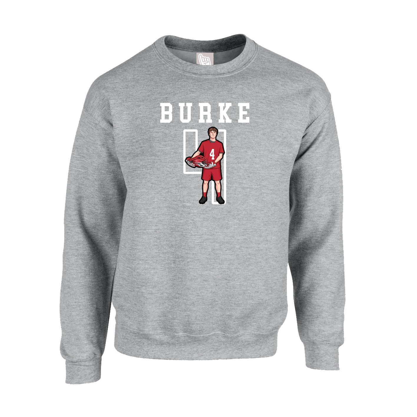 Fleece Crew — Shirsey in Grey