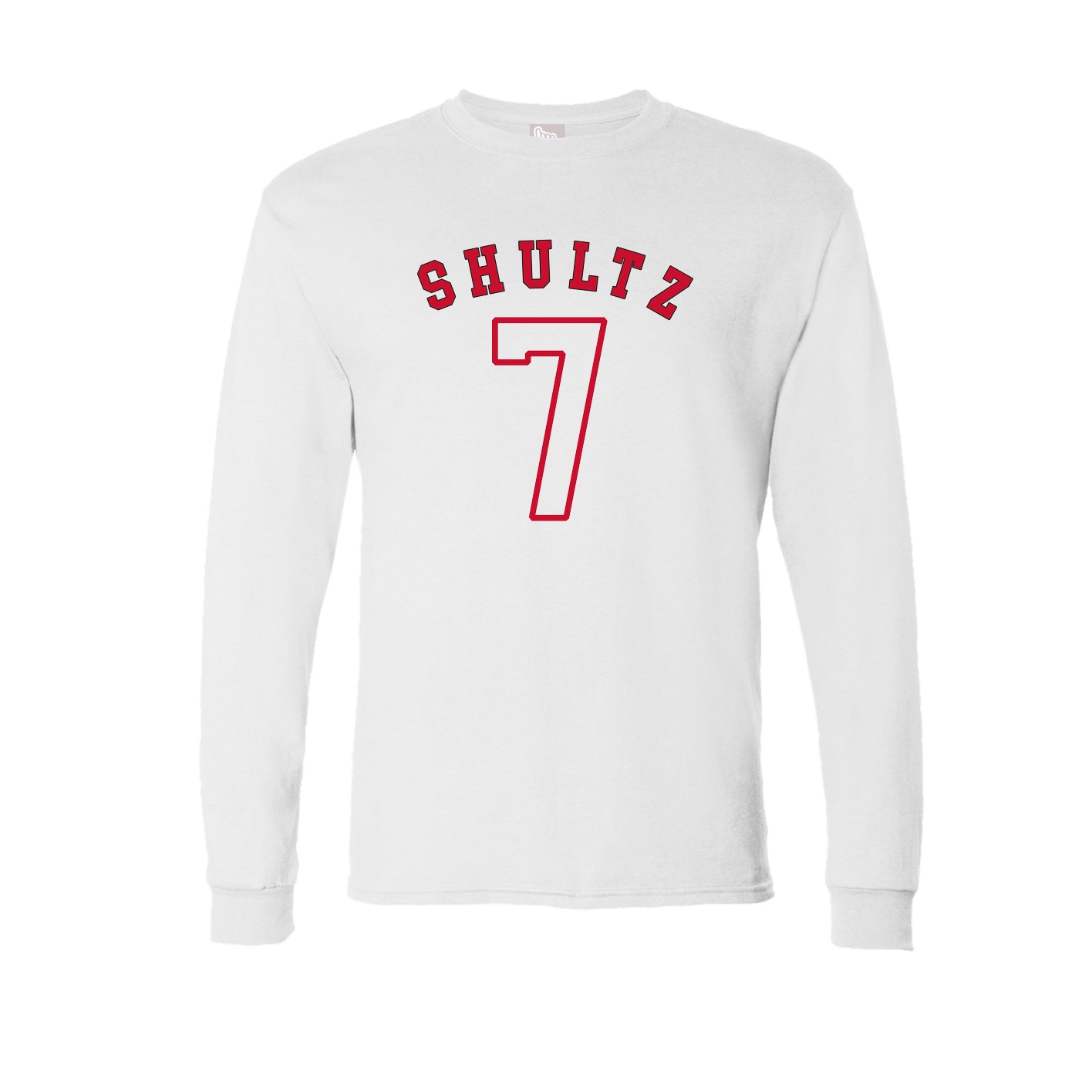 Long Sleeve Tee — Shirsey Arch in White