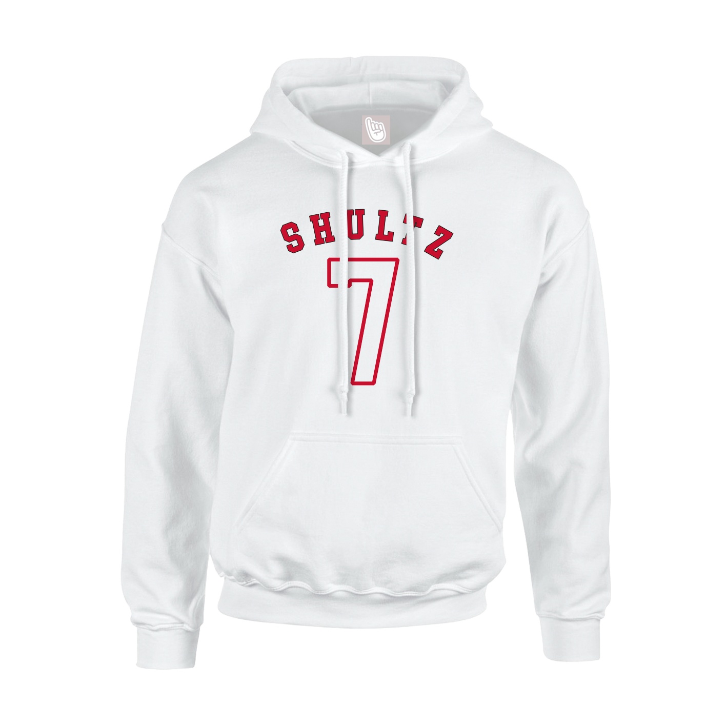 Hoodie — Shirsey Arch in White
