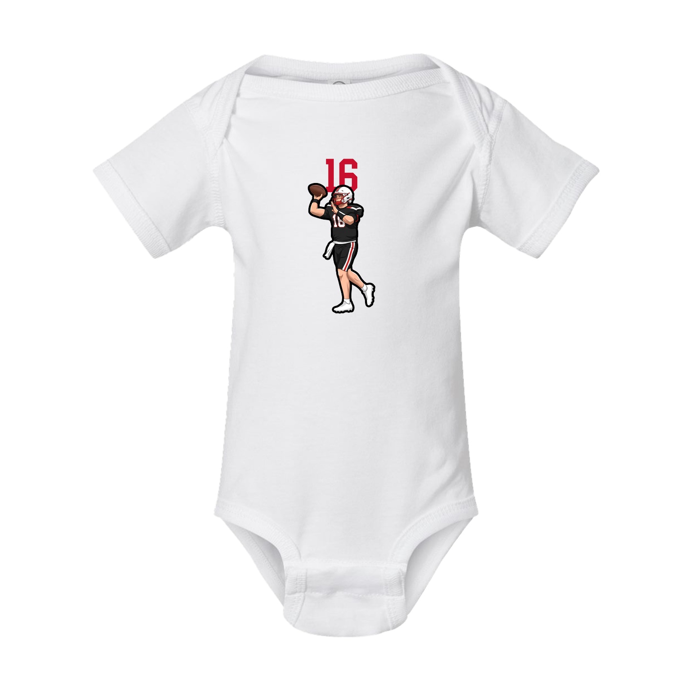 Baby Onesie — Number Top in White
