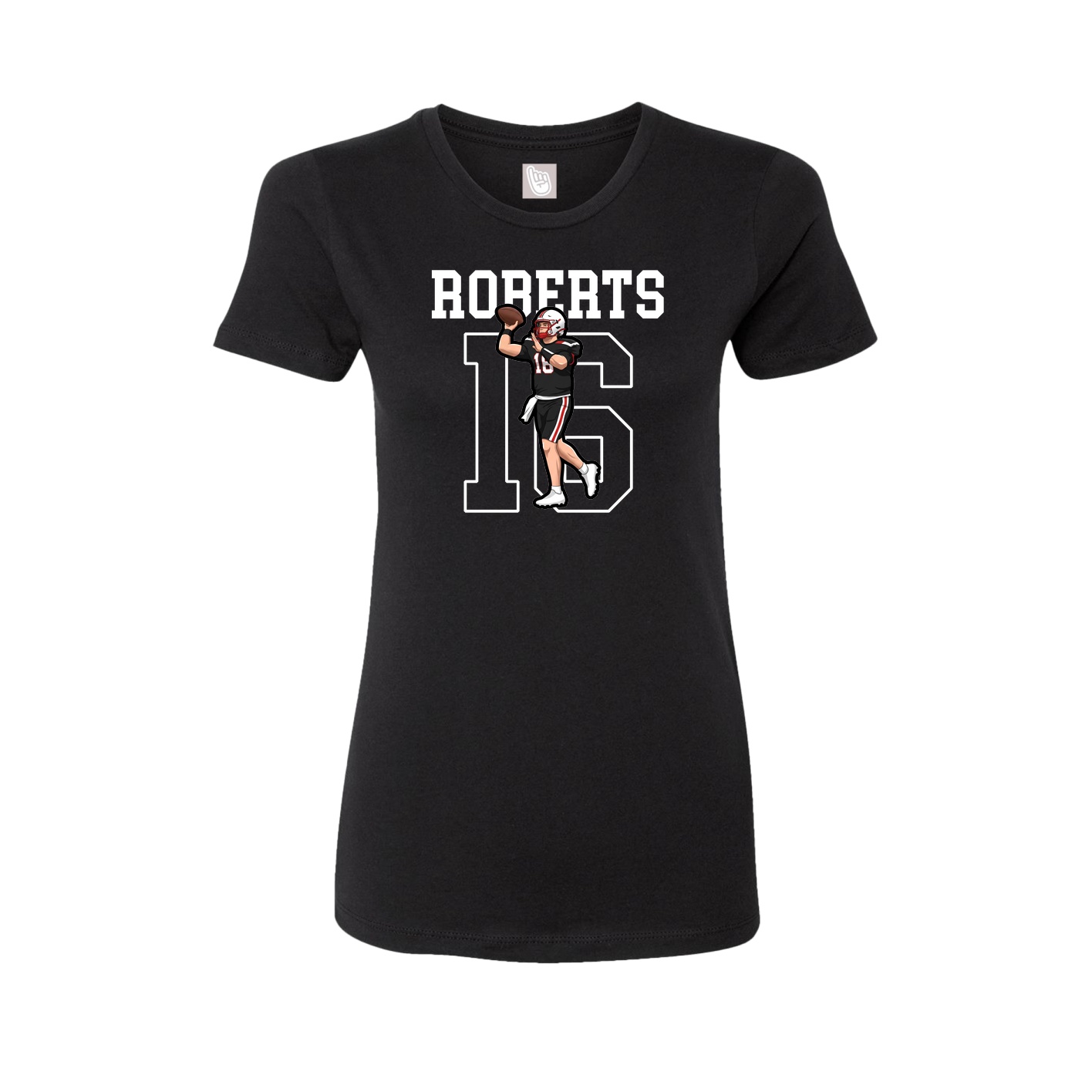 Fitted Women's Tee — Shirsey in Black