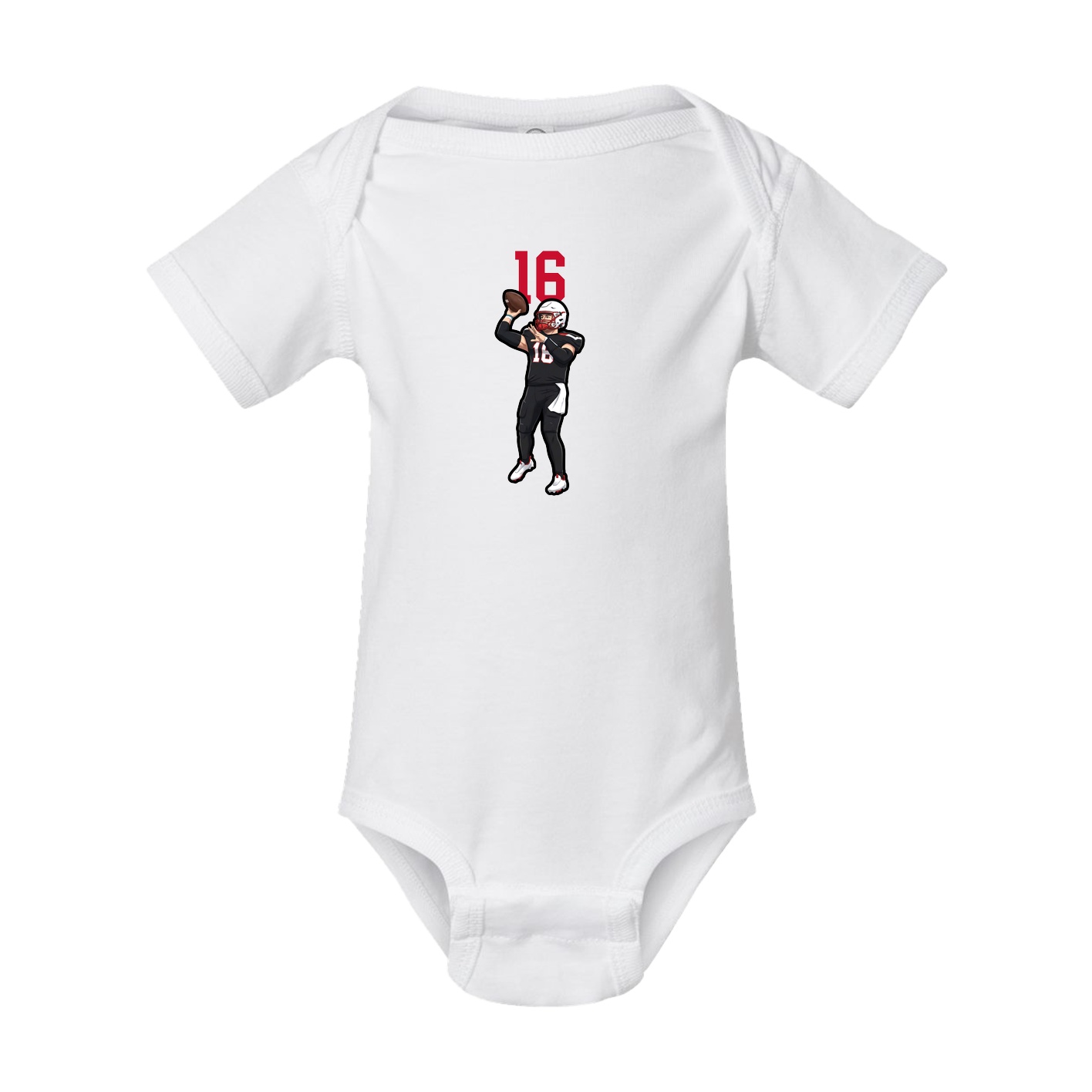 Baby Onesie — Number Top in White