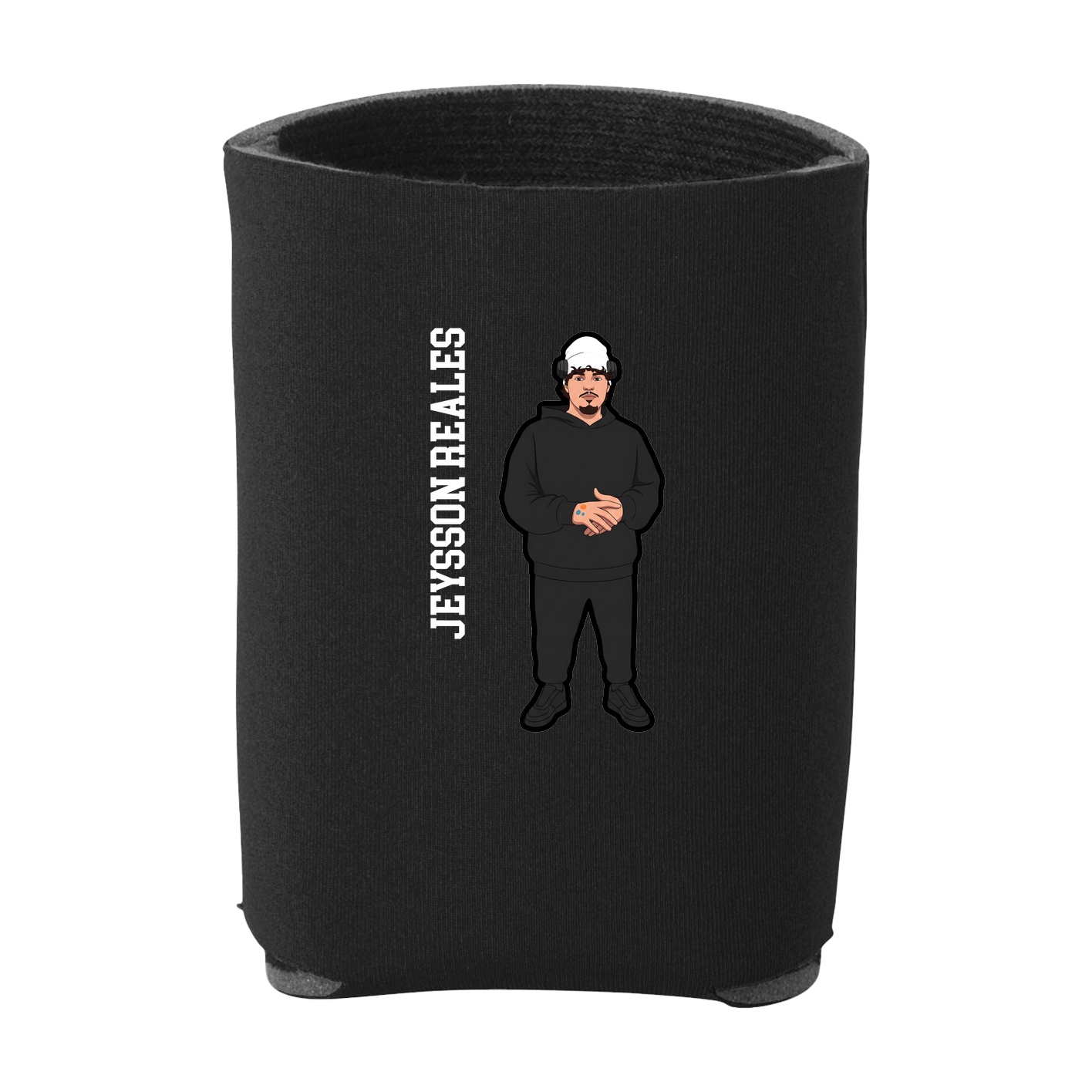 Can Holder — Name Vertical in Black