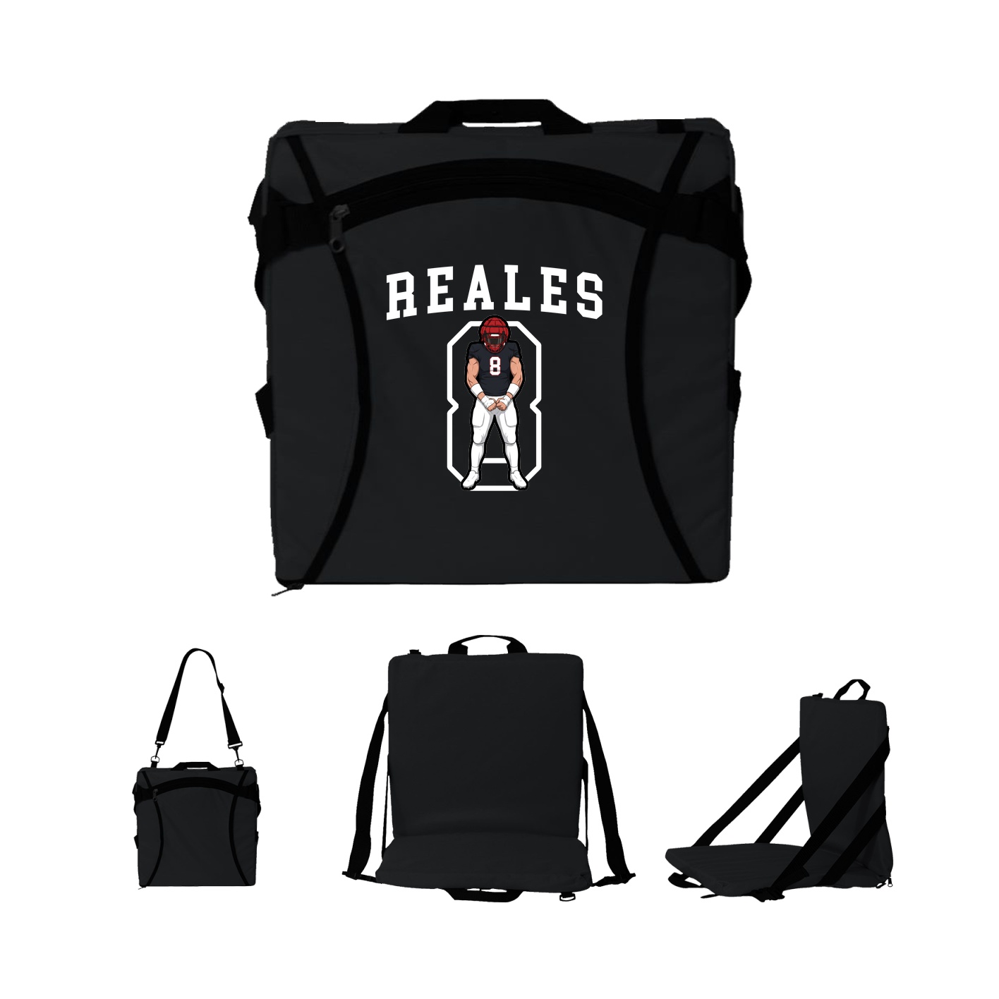 Folding Stadium Seat — Shirsey in Black