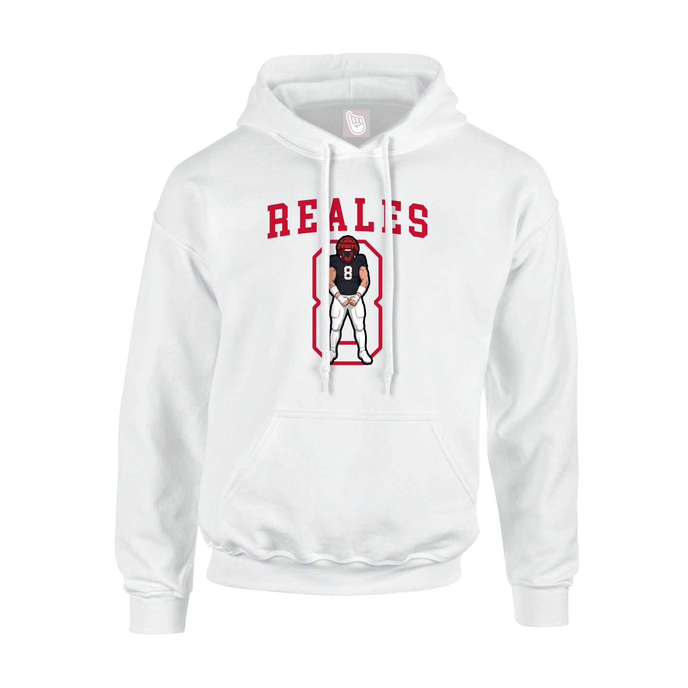 Hoodie — Shirsey in White