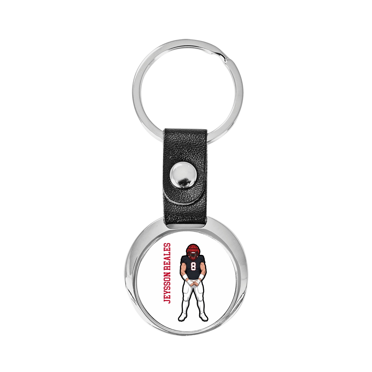 Key Chain — Name Vertical in Classic