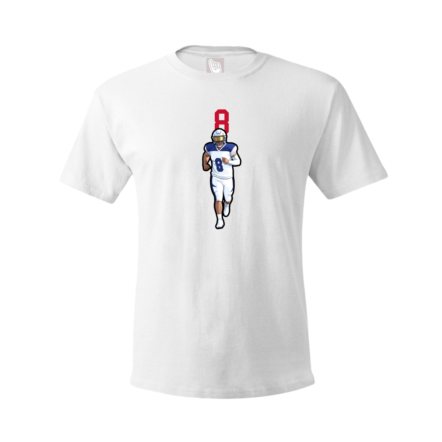 Tee — Number Top in White