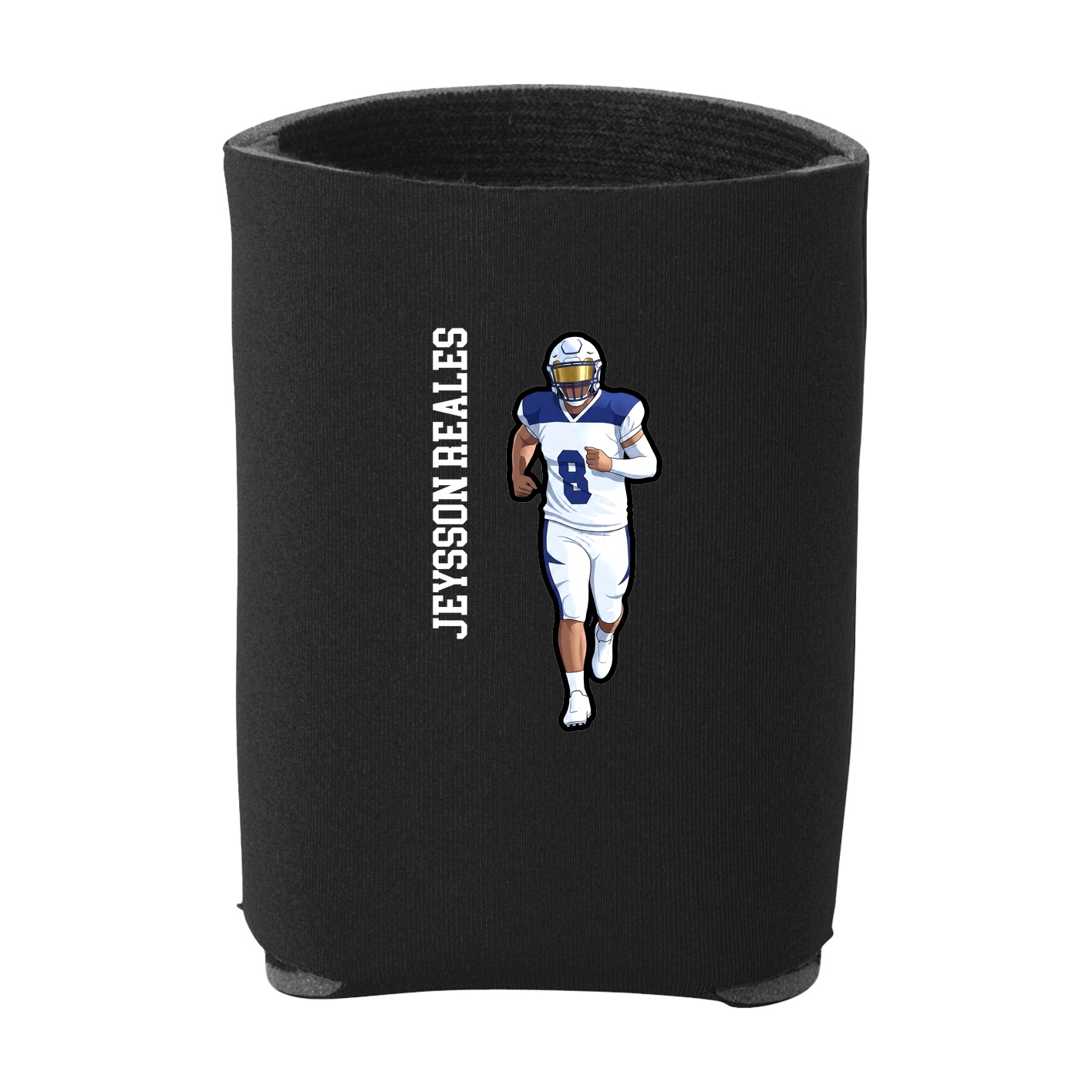 Can Holder — Name Vertical in Black