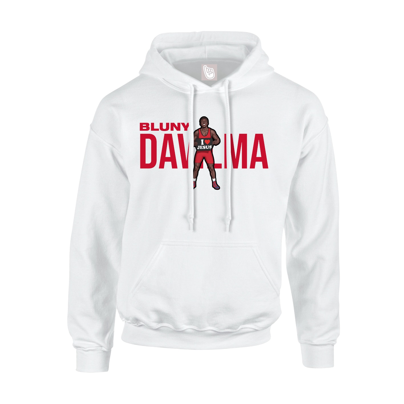 Youth Hoodie — Player Name in White
