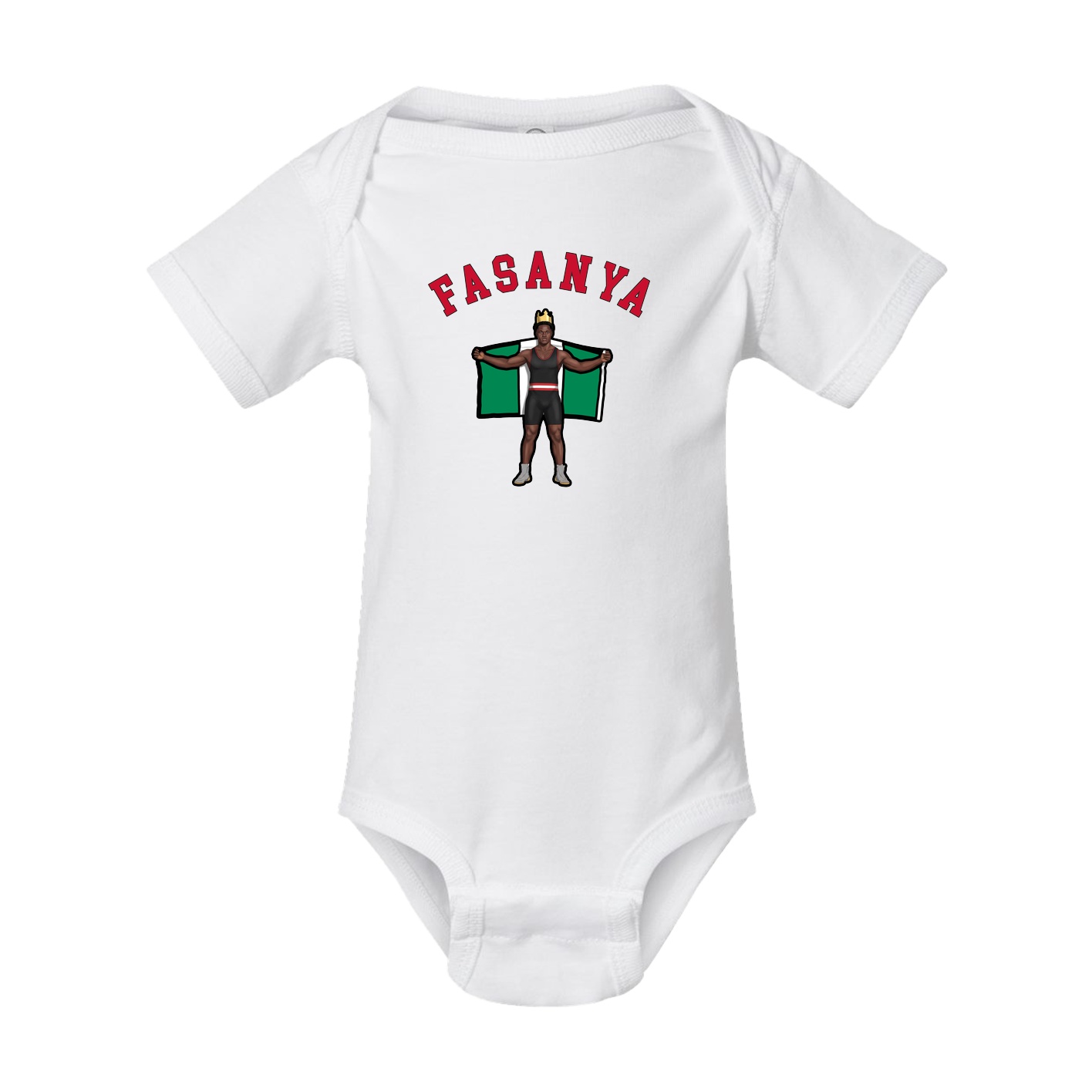 Baby Onesie — Shirsey Arch in White