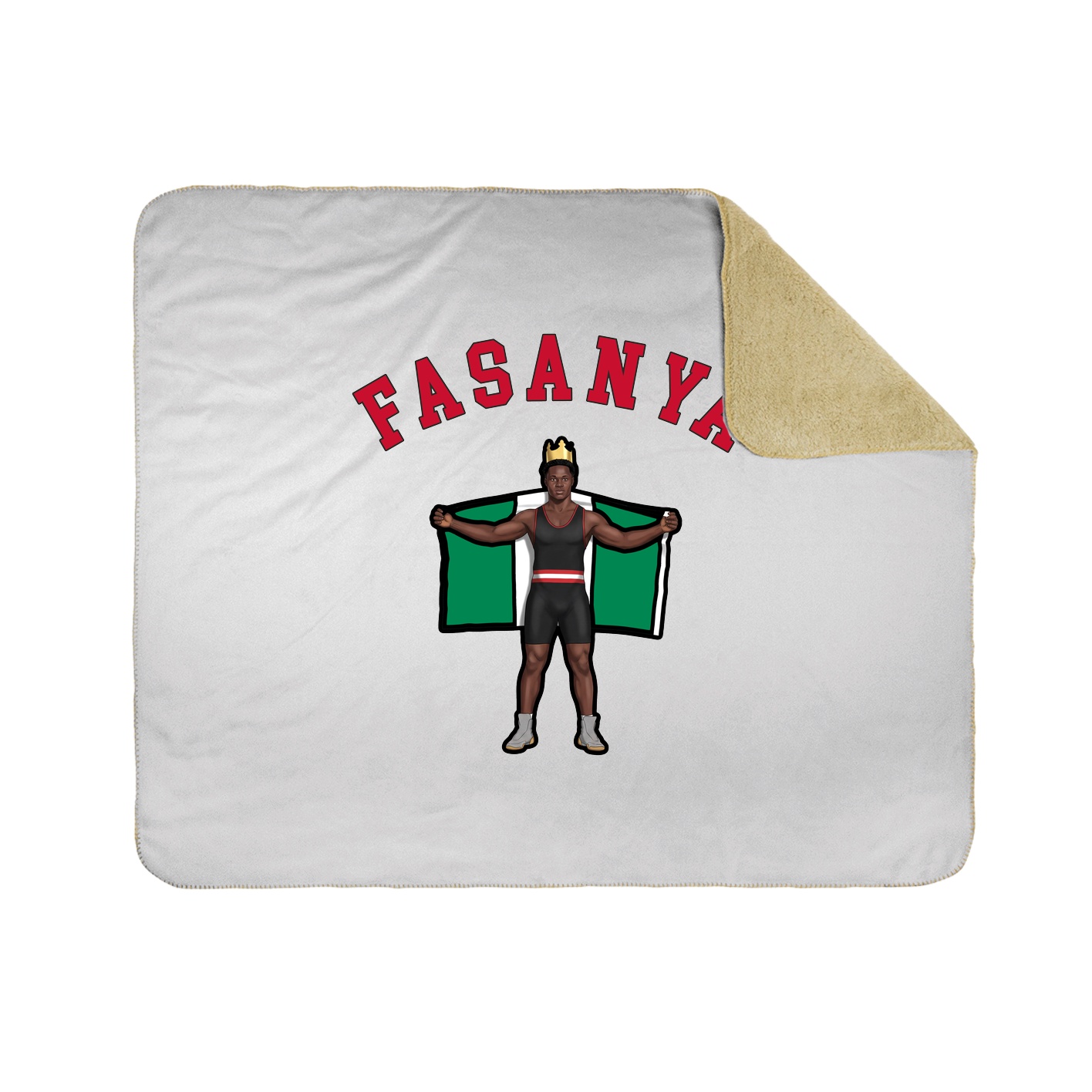 Throw Blanket — Shirsey Arch in White