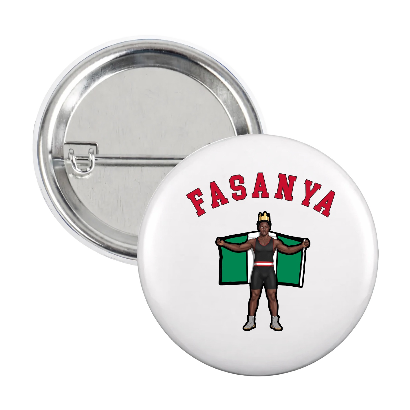 Game Day Button — Shirsey Arch in White