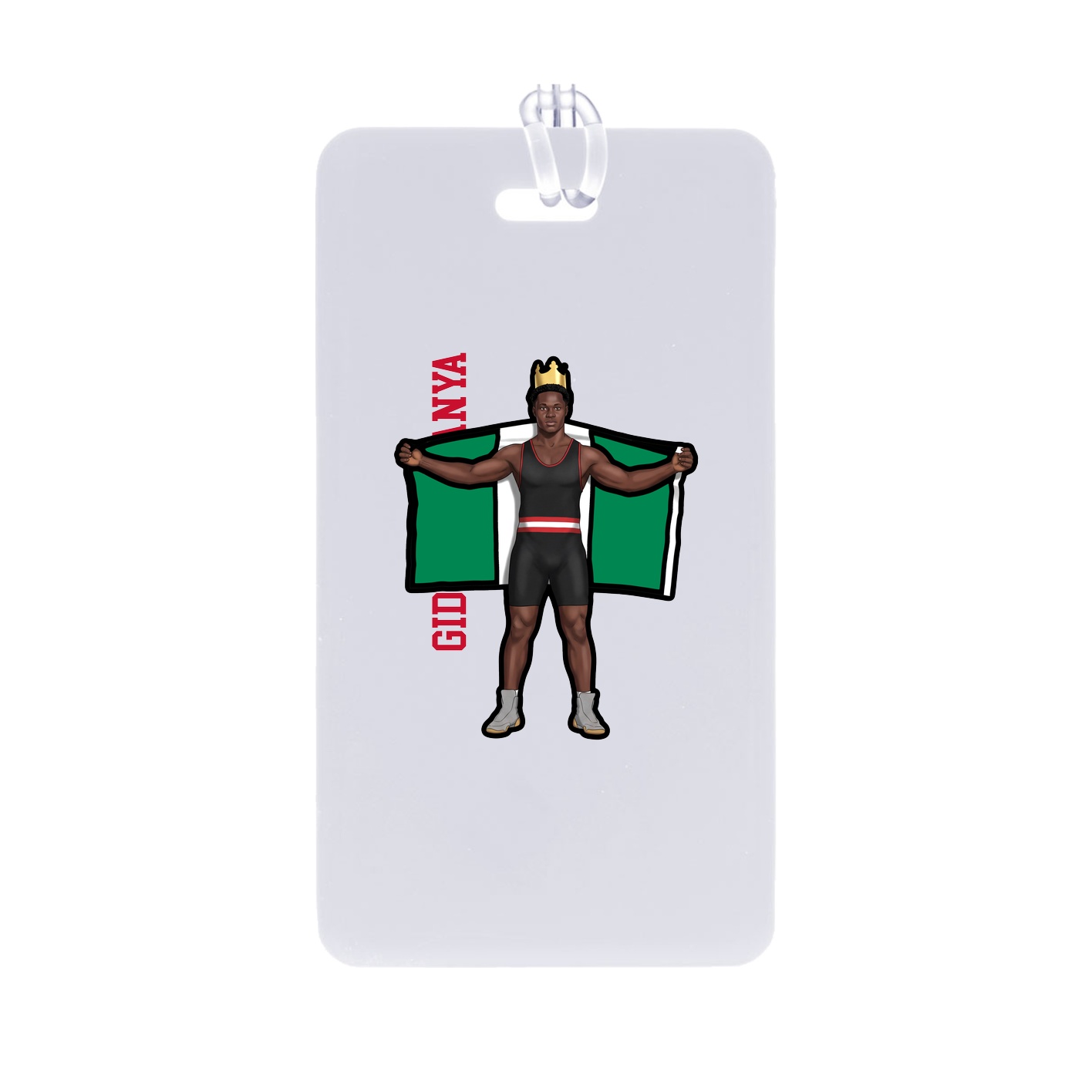 Bag Tag — Name Vertical in Classic