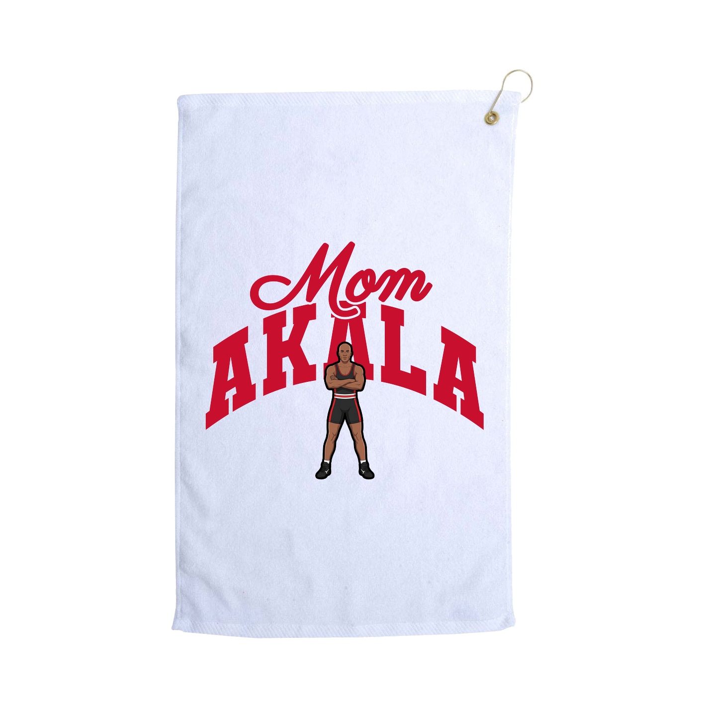 Golf Towel — Mothers Day Arch in White