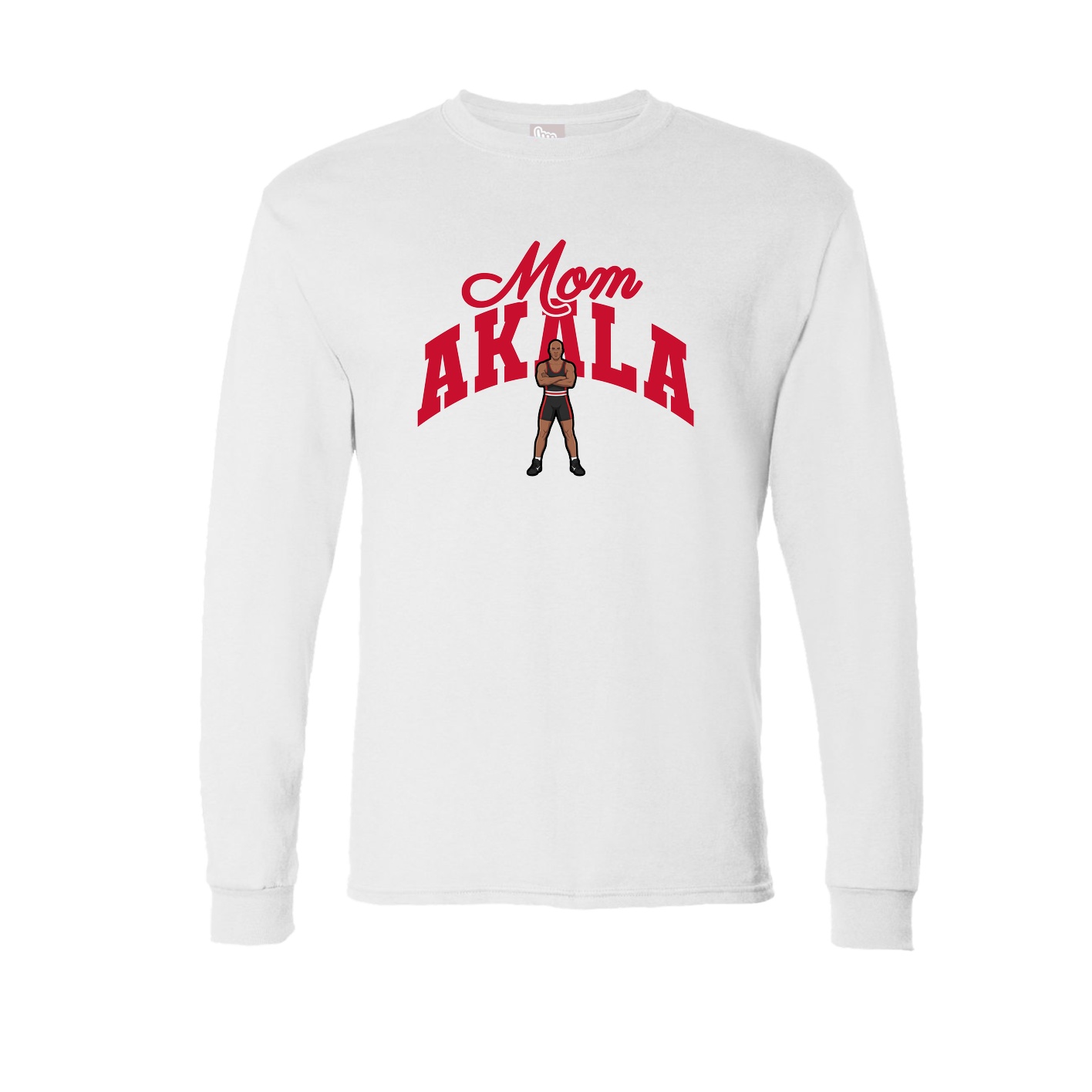 Long Sleeve Tee — Mothers Day Arch in White