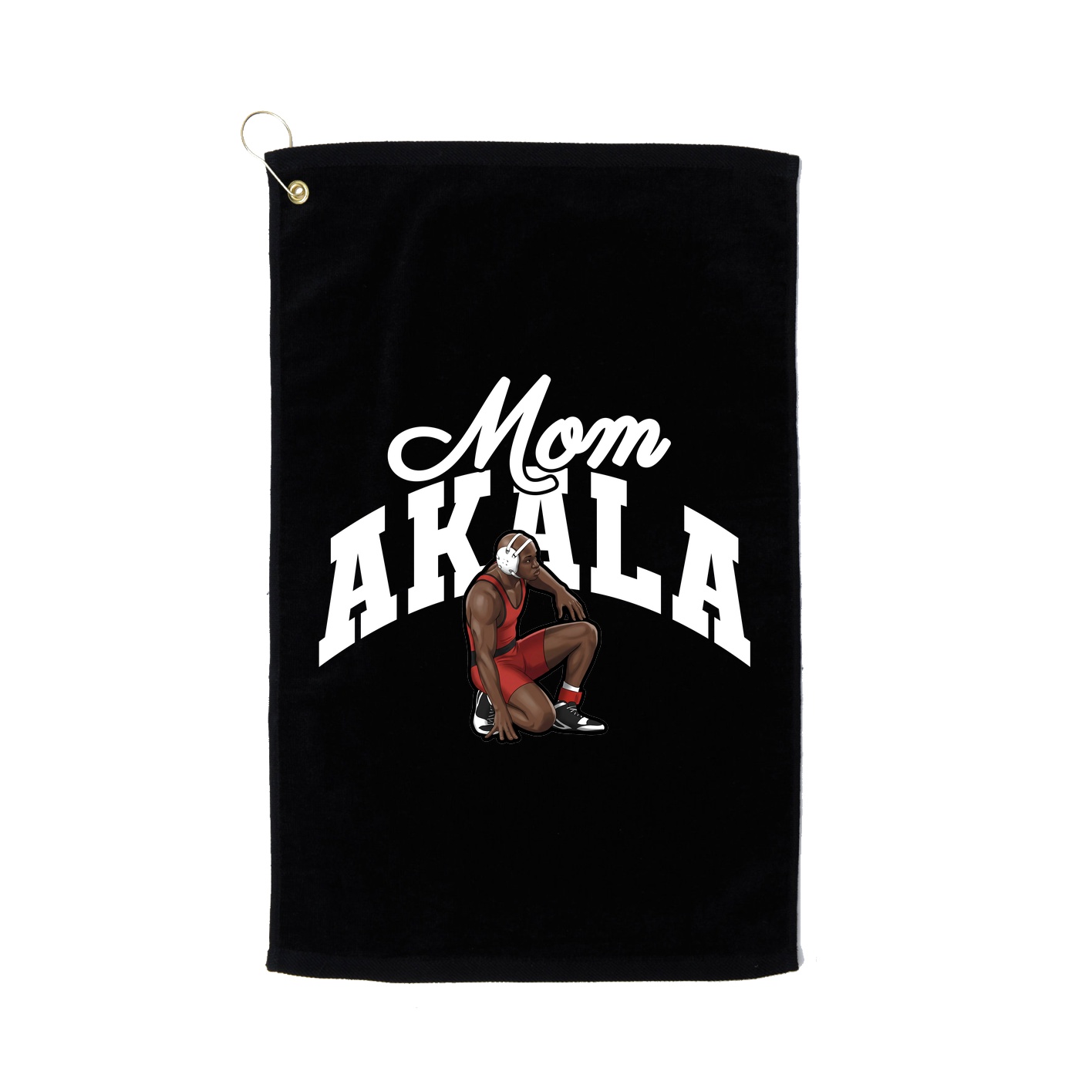 Golf Towel — Mothers Day Arch in Black