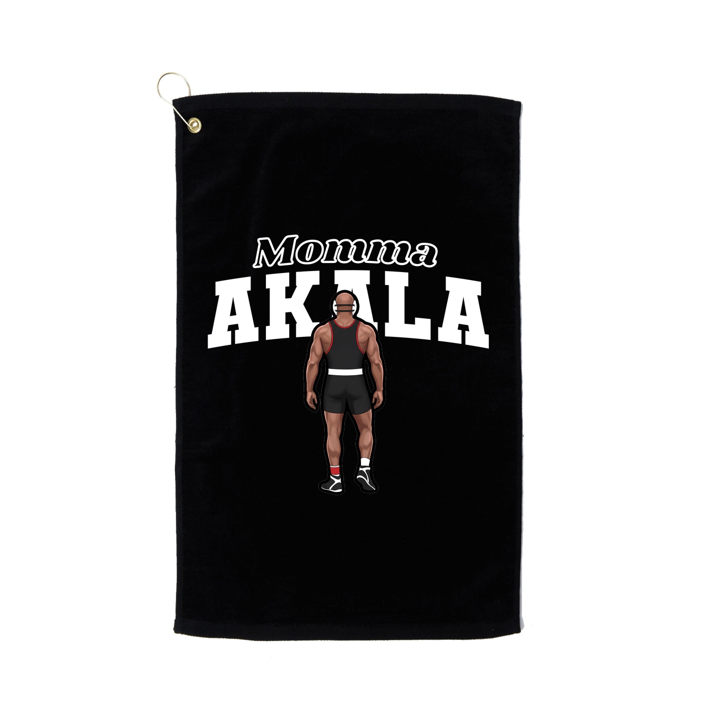 Golf Towel — Mothers Day Block in Black