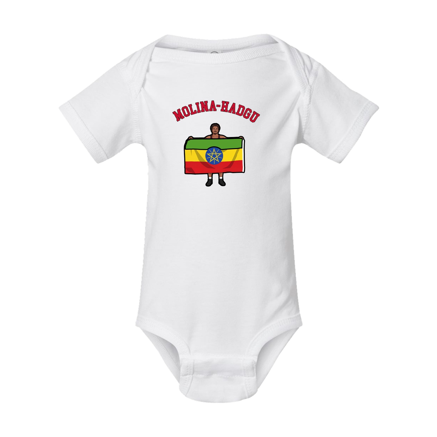 Baby Onesie — Shirsey Arch in White