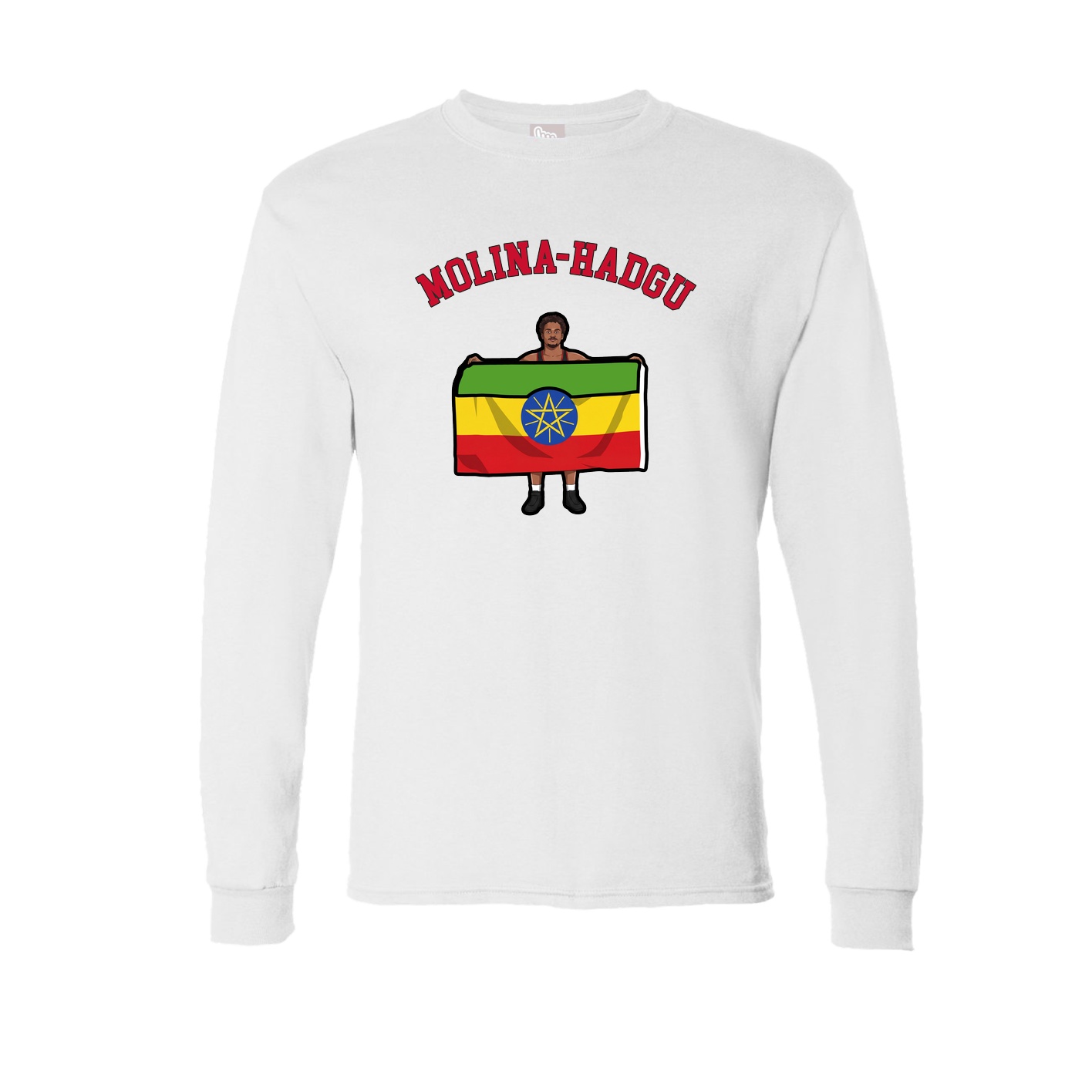 Long Sleeve Tee — Shirsey Arch in White