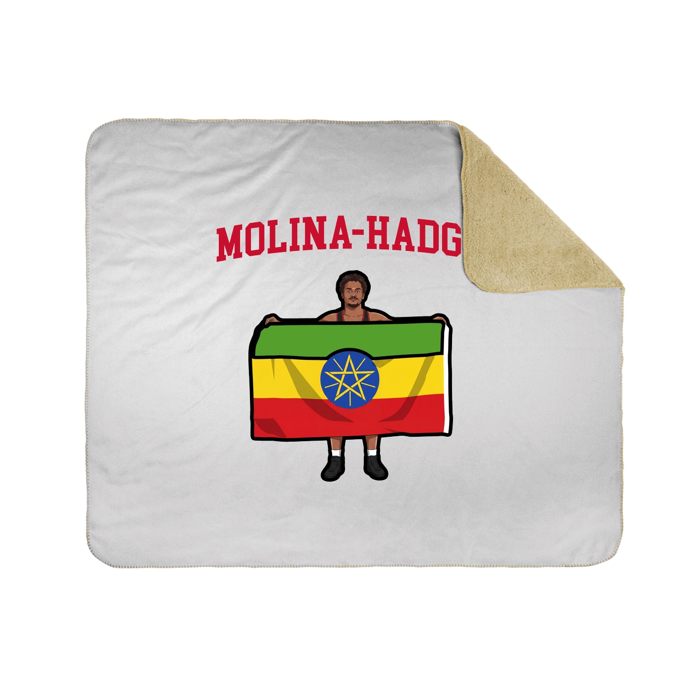 Throw Blanket — Shirsey in White