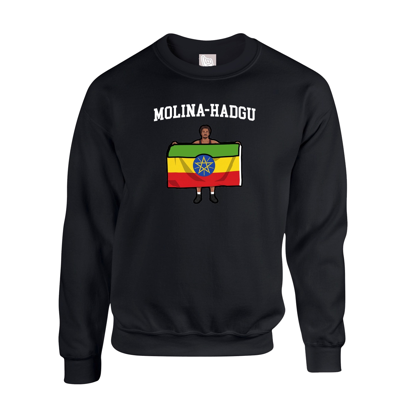Fleece Crew — Shirsey in Black