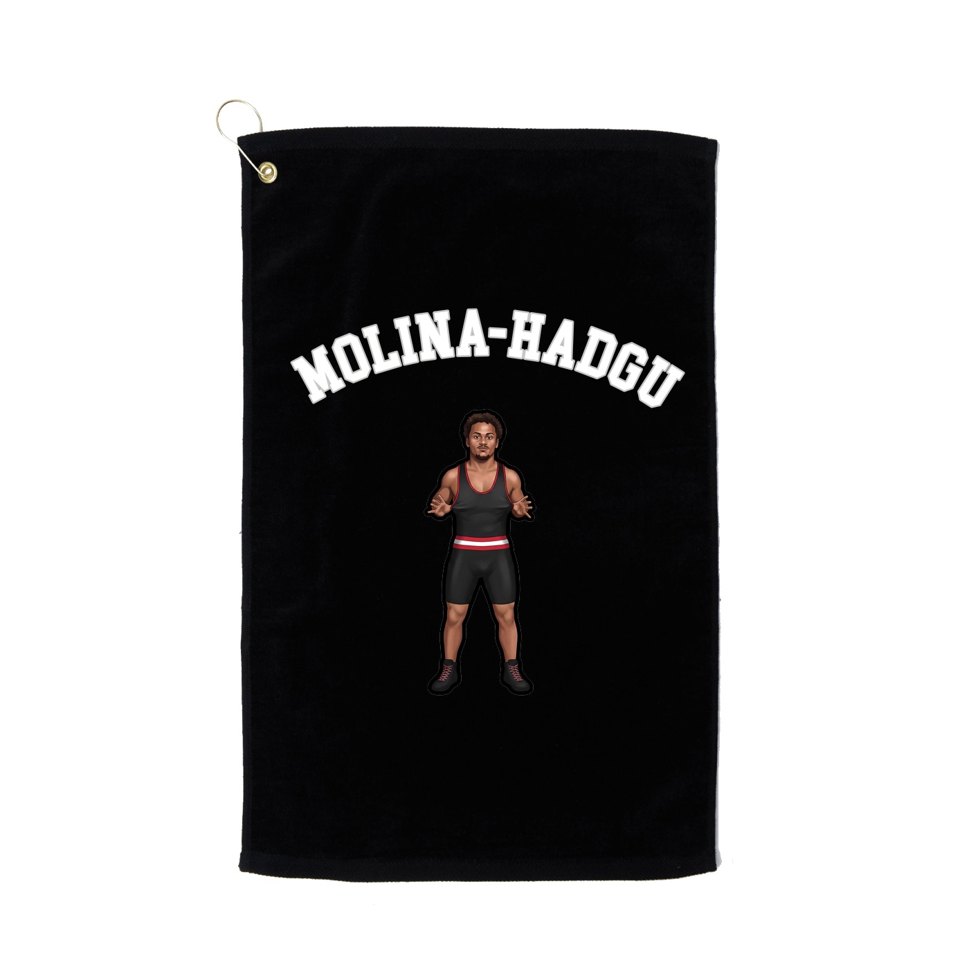 Golf Towel — Shirsey Arch in Black