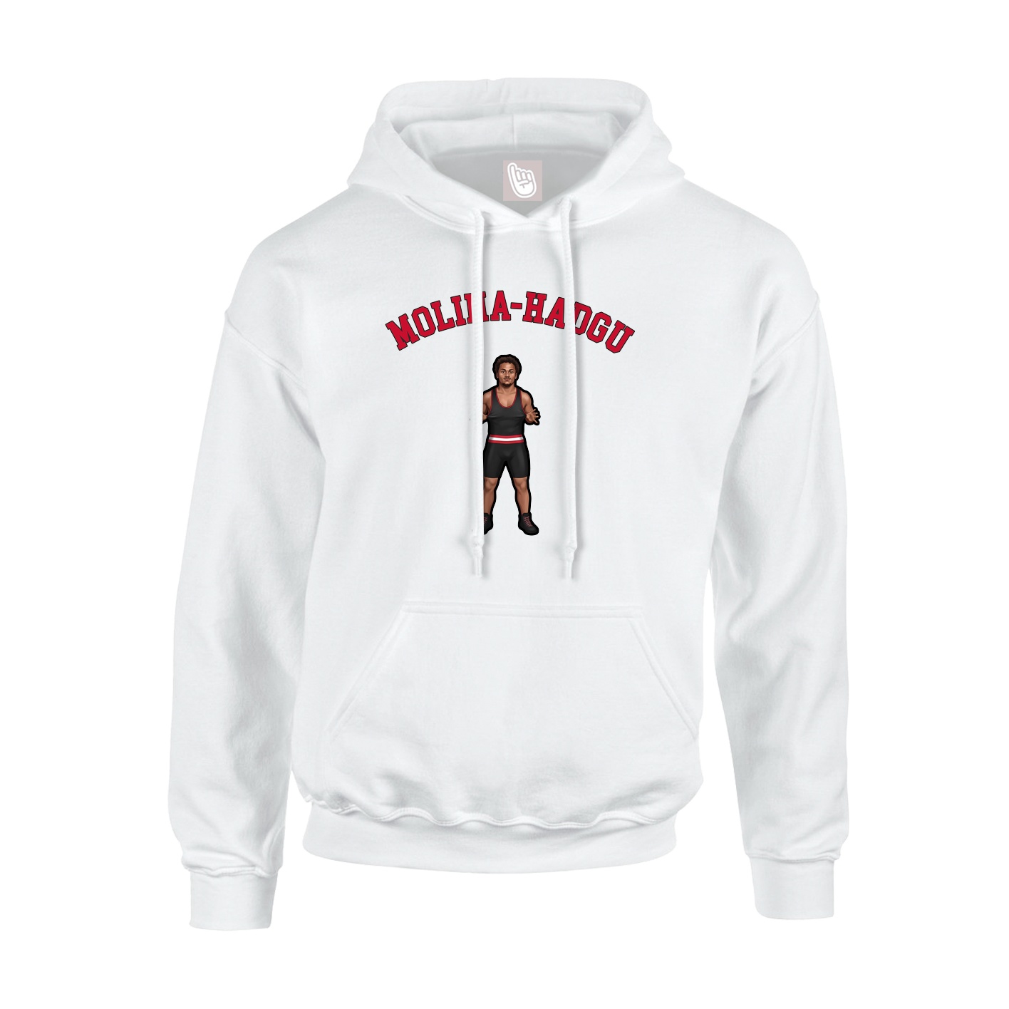 Hoodie — Shirsey Arch in White
