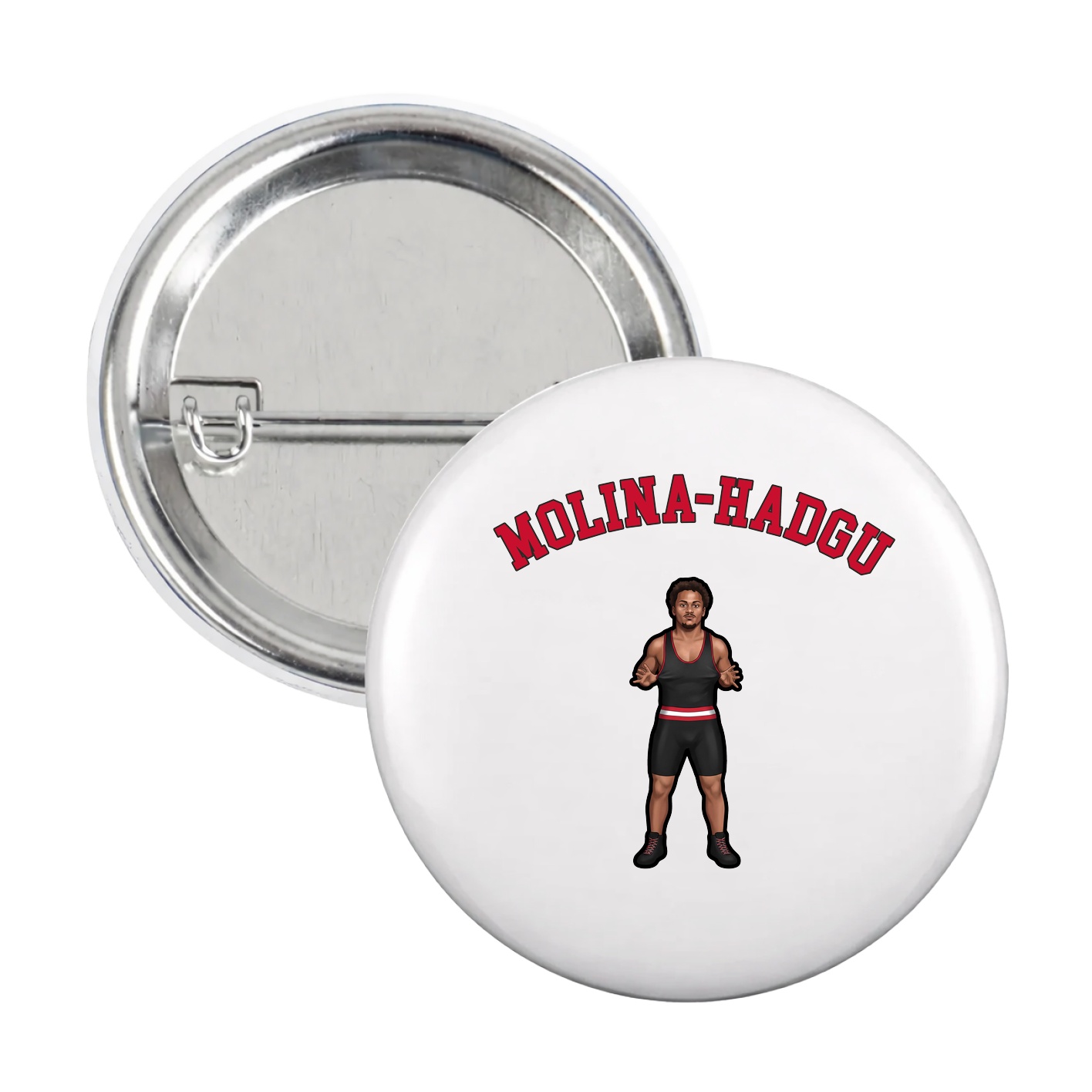 Game Day Button — Shirsey Arch in White