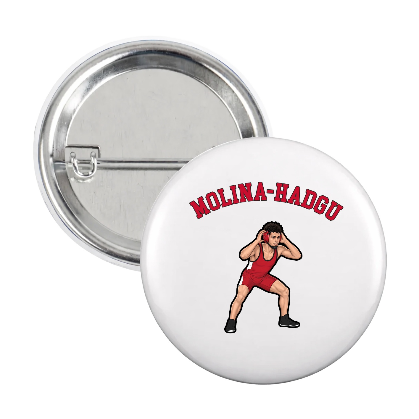 Game Day Button — Shirsey Arch in White